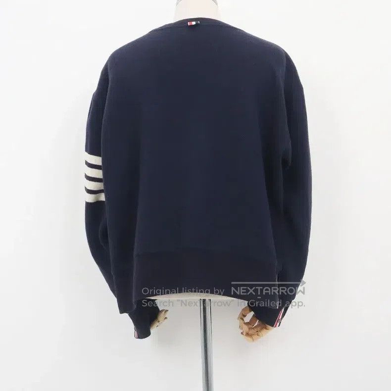 Thom Browne Thom Browne Navy Cashmere Turtleneck Sweater Size US XL / EU 56 / 4 - 2 Thumbnail