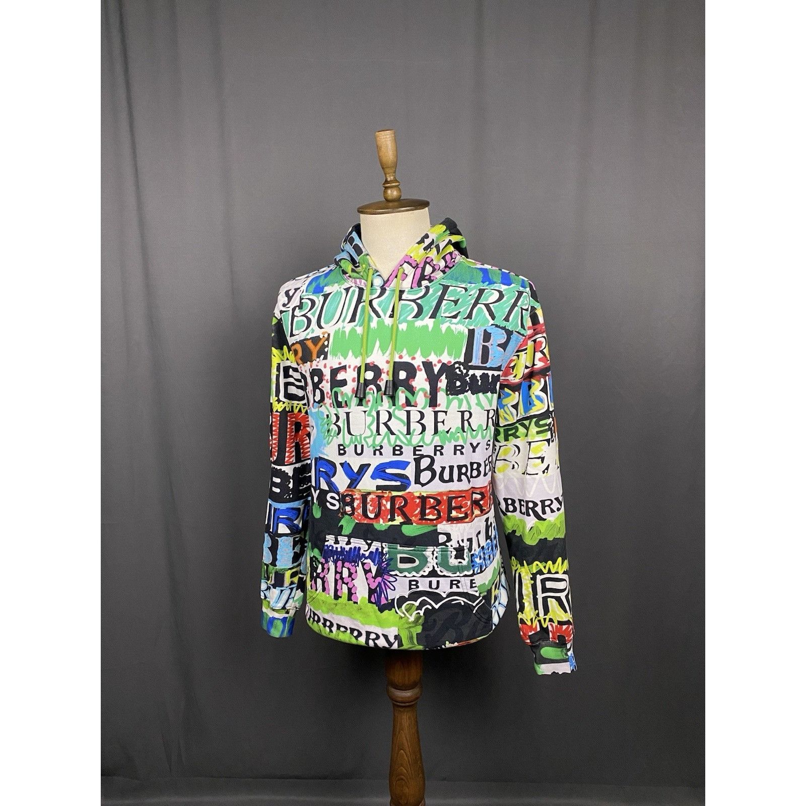Burberry Burberry Graphic Logo Monogram Men's Multicolored Hoodie Swe Size US M / EU 48-50 / 2 - 4 Thumbnail