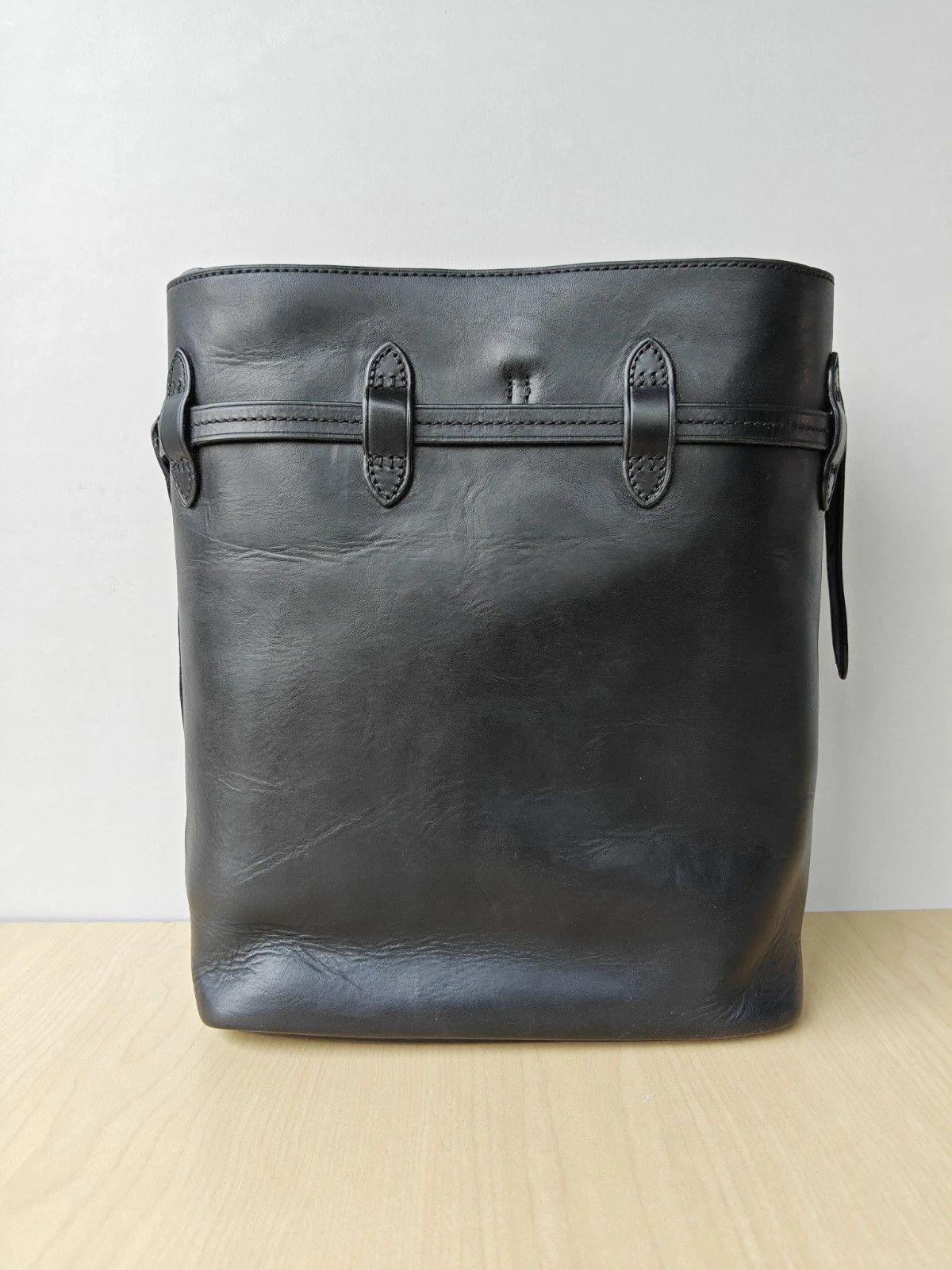 Polo Ralph Lauren Polo Ralph Lauren Bellport Leather Large Bucket Bag FTP 0012 Size ONE SIZE - 3 Thumbnail