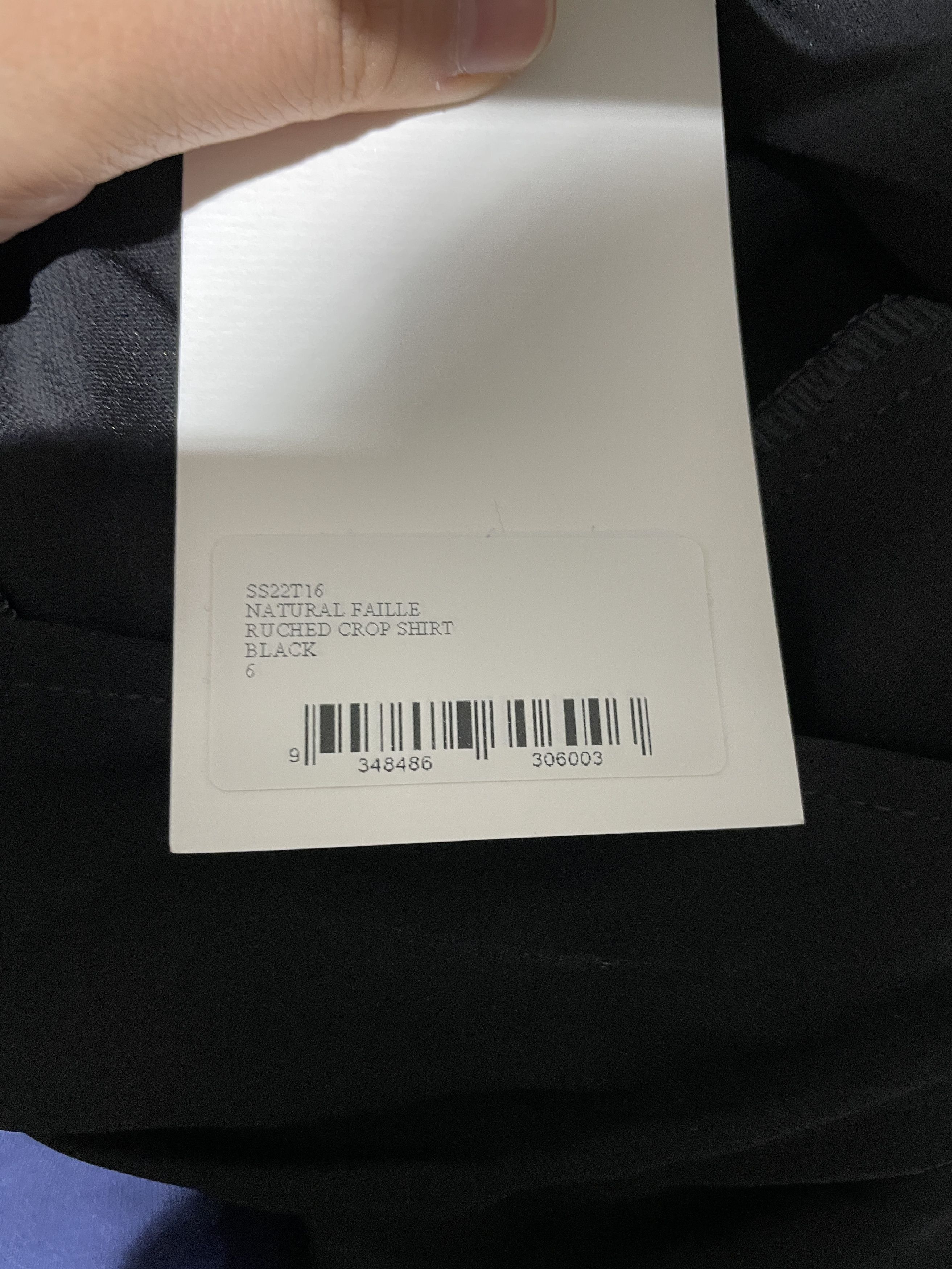 Christopher Esber Ruched Crop Shirt Size XS / US 0-2 / IT 36-38 - 9 Thumbnail
