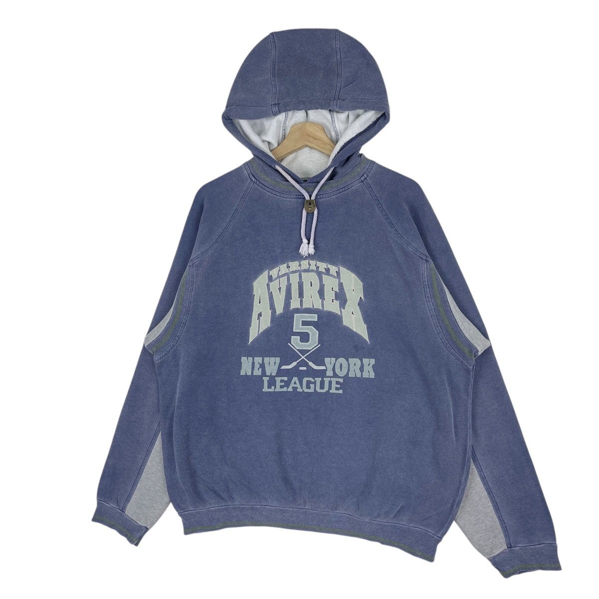 Avirex × Vintage 90’s Avirex New York League Sweatshirt Size US L / EU 52-54 / 3 - 6 Thumbnail