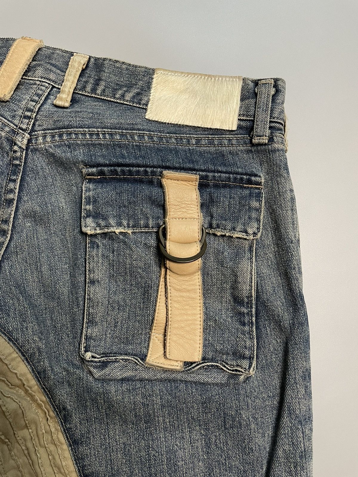 Japanese Brand Prigs Hybrid Panelled Denim Size US 32 / EU 48 - 18 Thumbnail