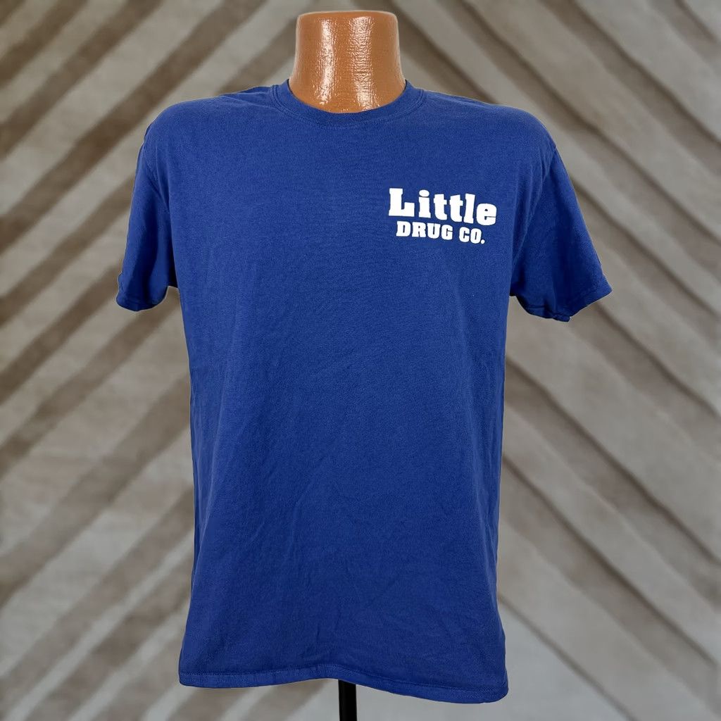 Gildan Little Drug Co Shirt M Diner Ice Cream Burger Fries Y2K New Smyrna Beach Florida Men Size US M / EU 48-50 / 2 - 1 Thumbnail