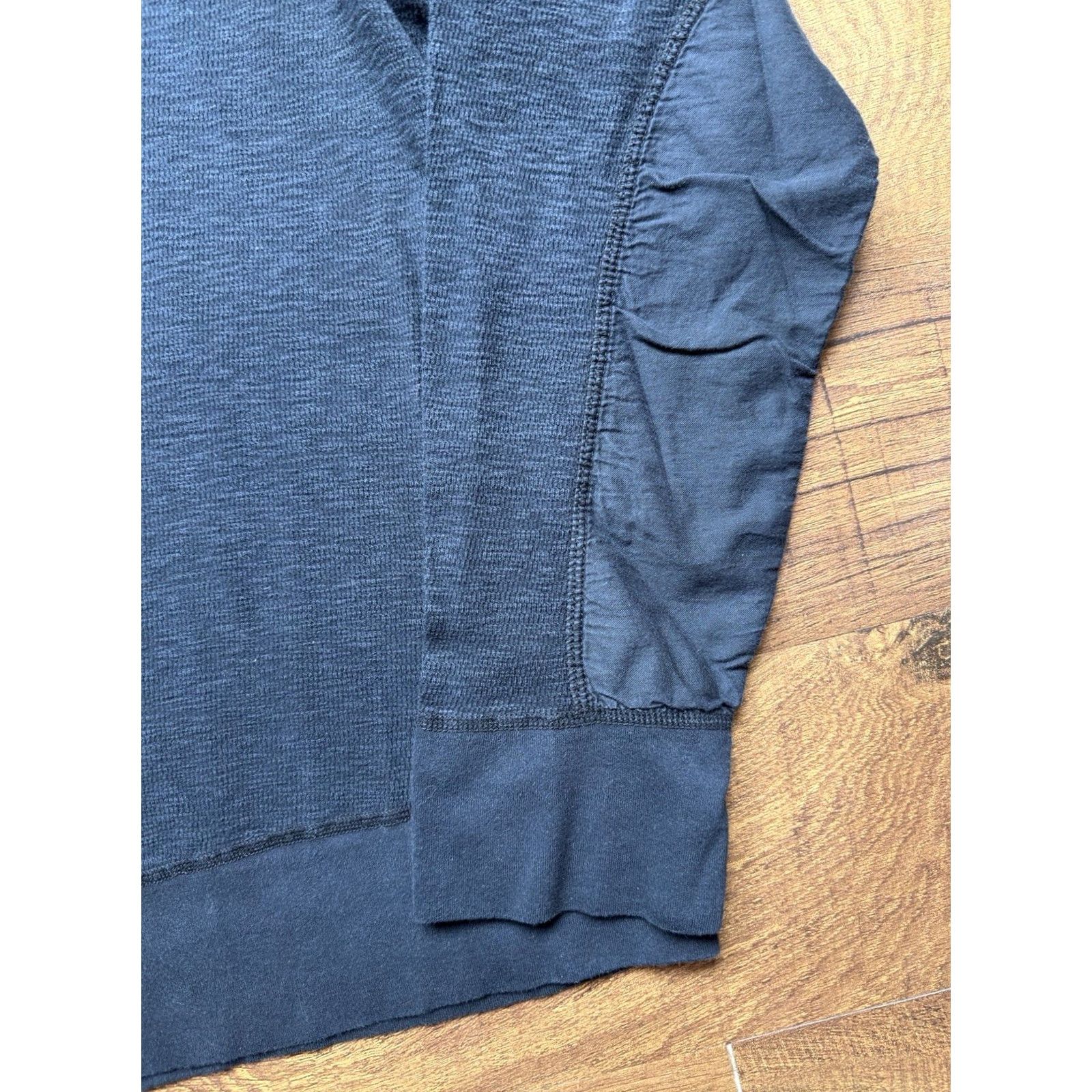 James Perse VINTAGE James Perse Polo Shirt Mens Size 5 Black Cotton 100% Supima Crew Neck Long Sleeve Pullover Shirt Size US S / EU 44-46 / 1 - 4 Thumbnail