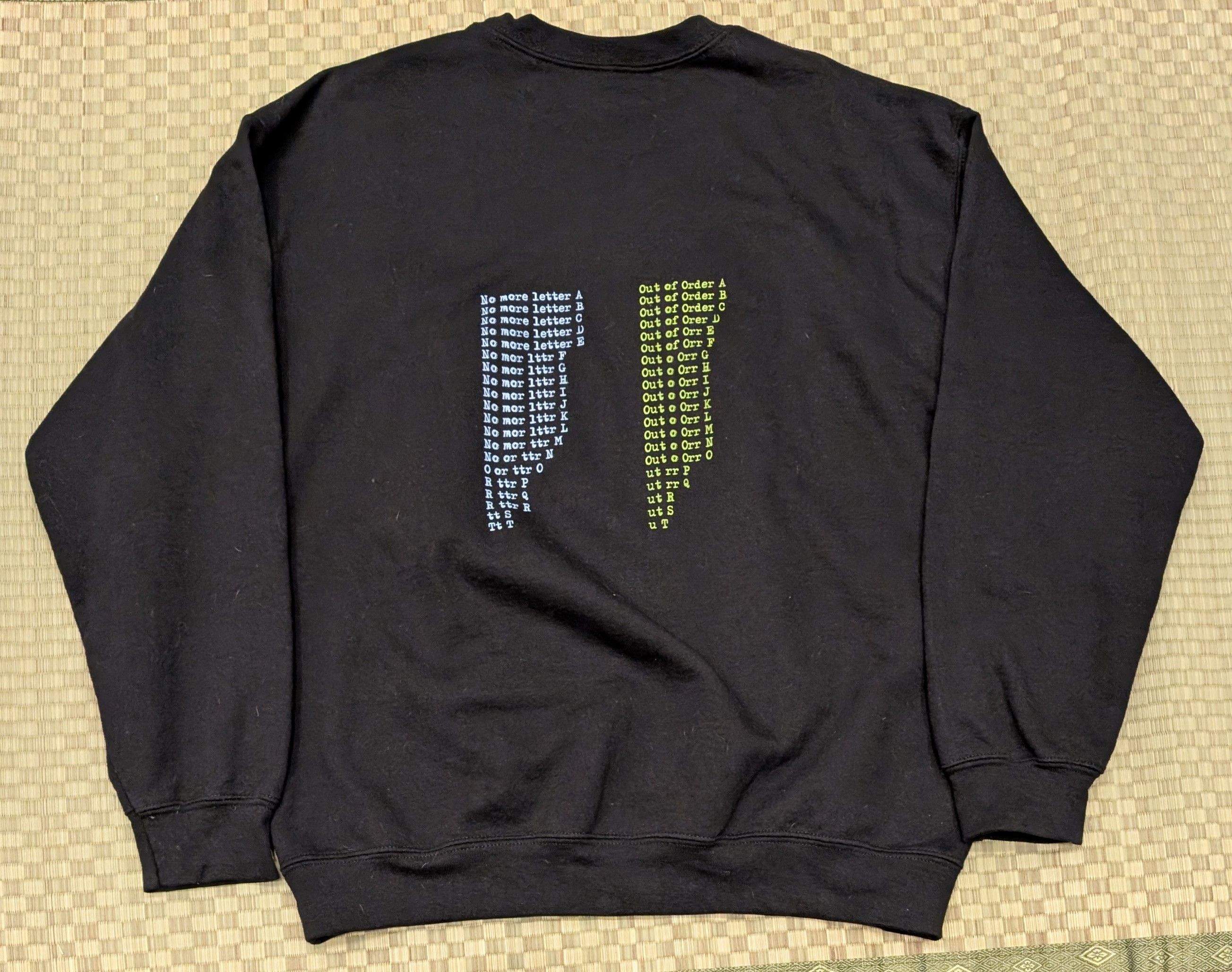 Other RARE Dominic Fike Out of Order No More Letters Sweatshirt Size US L / EU 52-54 / 3 - 2 Thumbnail