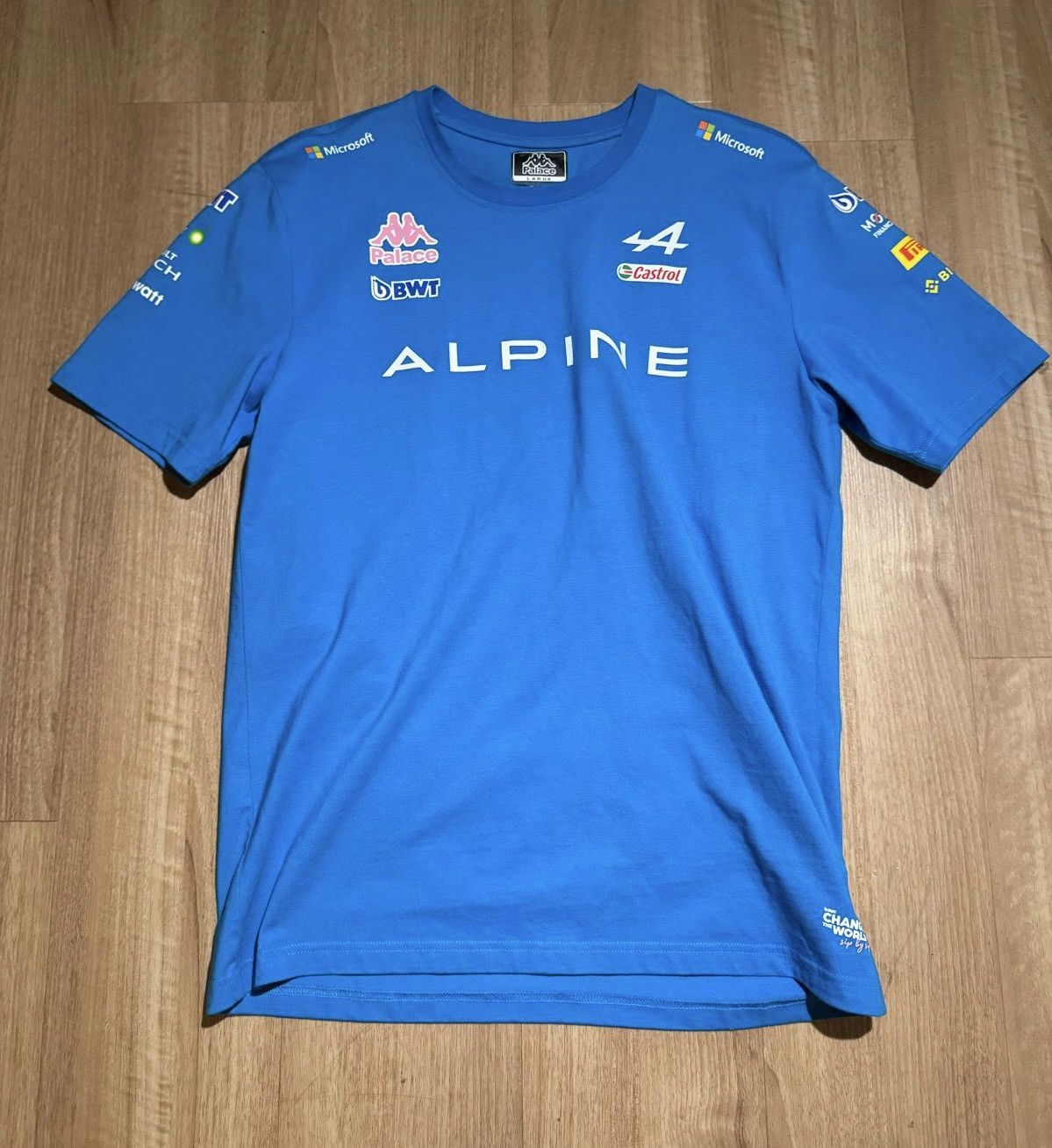 Kappa × Palace Alpine Kappa Palace F1 t-shirt size L | Grailed
