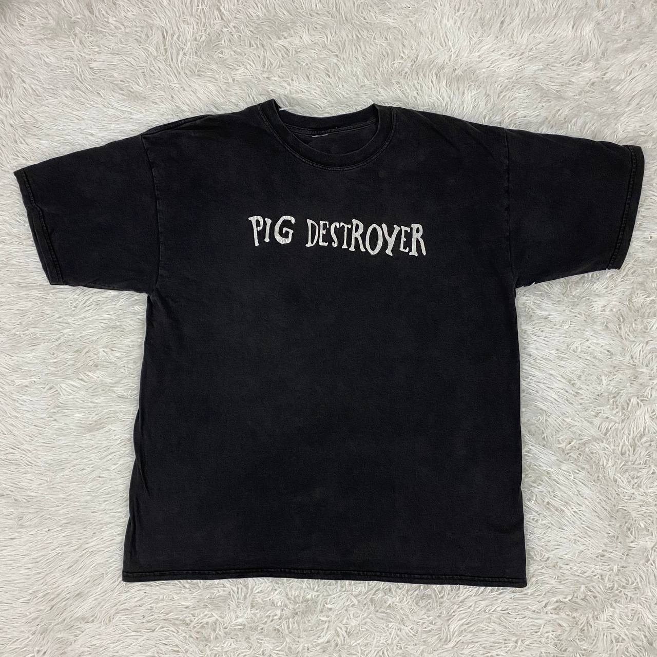 Band Tees Vintage Y2K grindcore metal band pig destroyer Size US XXL / EU 58 / 5 - 1 Thumbnail