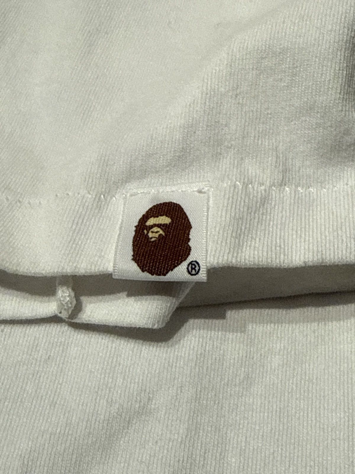 Bape White Bape T-Shirt Size US L / EU 52-54 / 3 - 5 Thumbnail