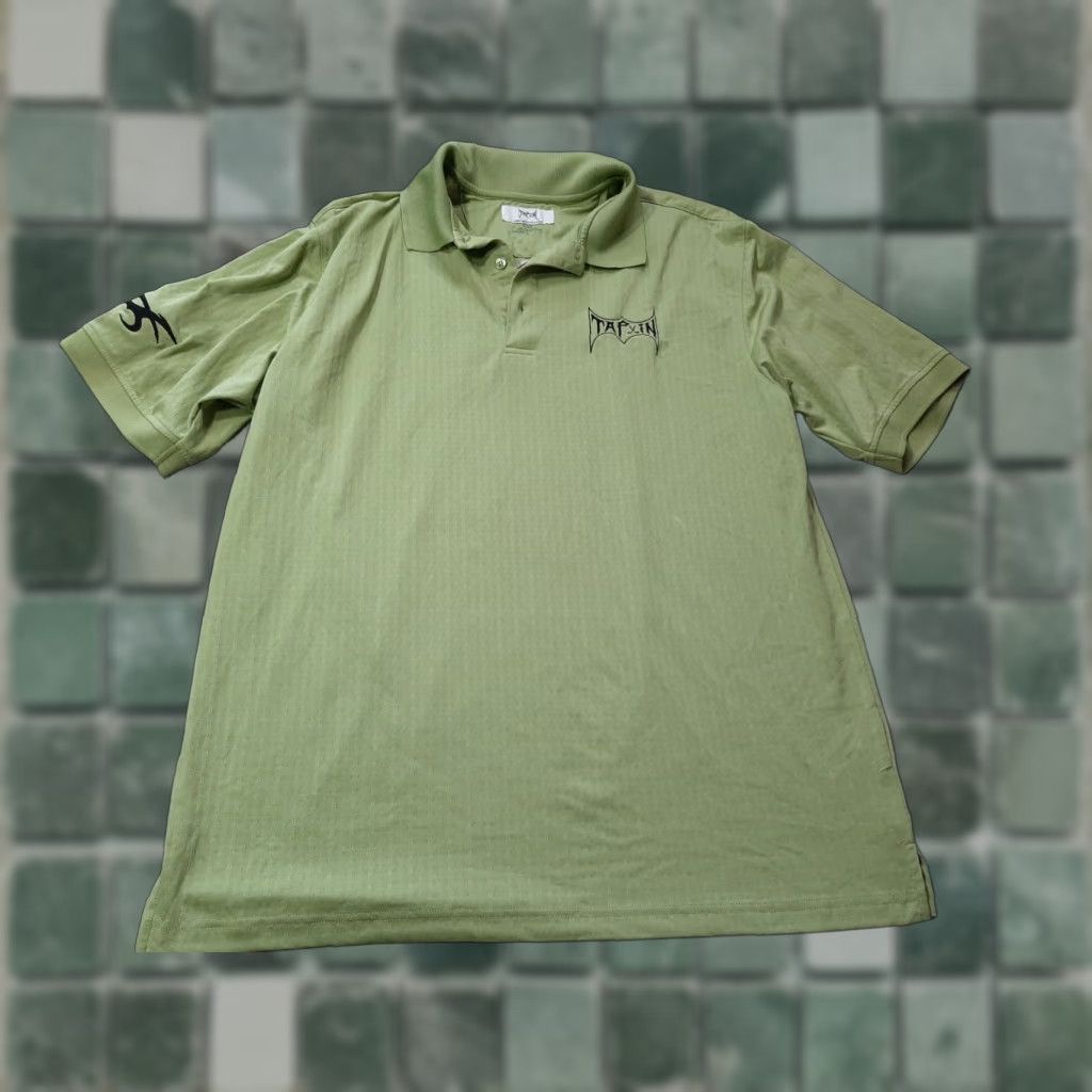Vintage Gear Polo Shirt Mens Large Green Short Sleeve Golf Embordered Size US L / EU 52-54 / 3 - 1 Thumbnail