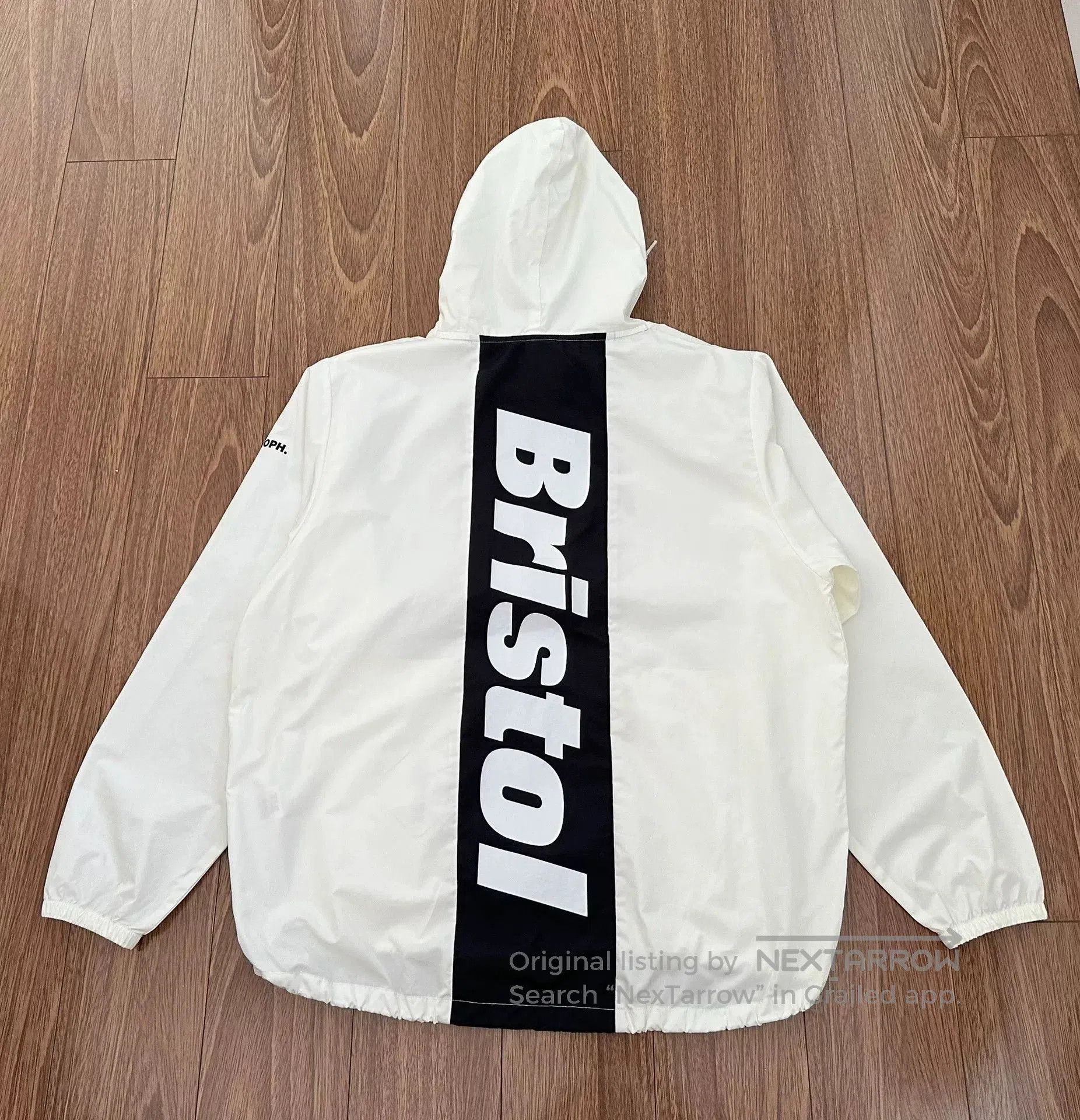 F.C.R.B fc.r.b. back stripe anorak jacket. Size US M / EU 48-50 / 2 - 2 Thumbnail