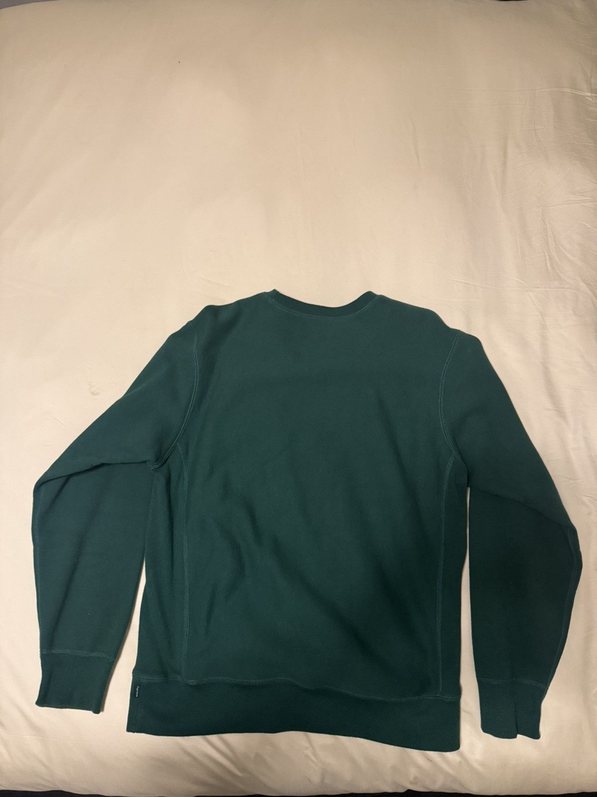 Supreme Supreme Box Logo Crewneck Dark Pine FW22 Size US M / EU 48-50 / 2 - 2 Thumbnail