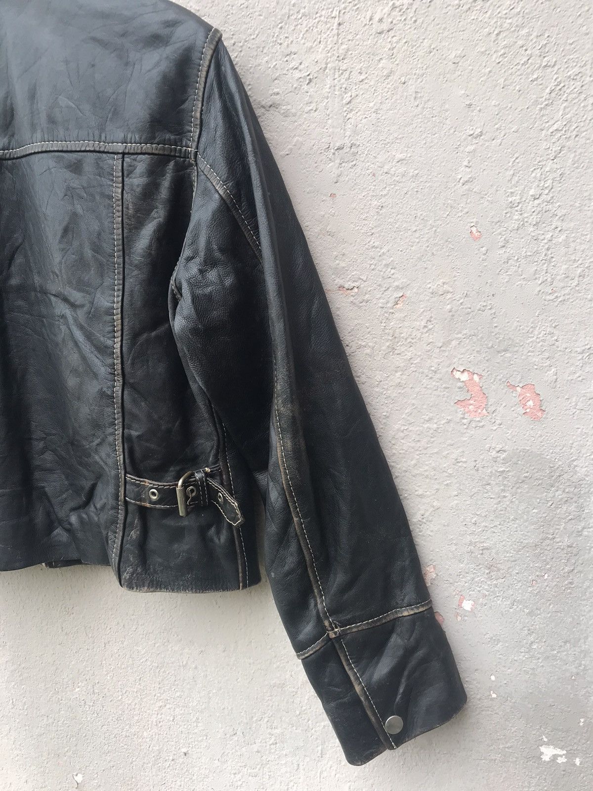 Japanese Brand × Vintage Donna Clara By Itinerance Leather Jacket Size S / US 4 / IT 40 - 8 Thumbnail