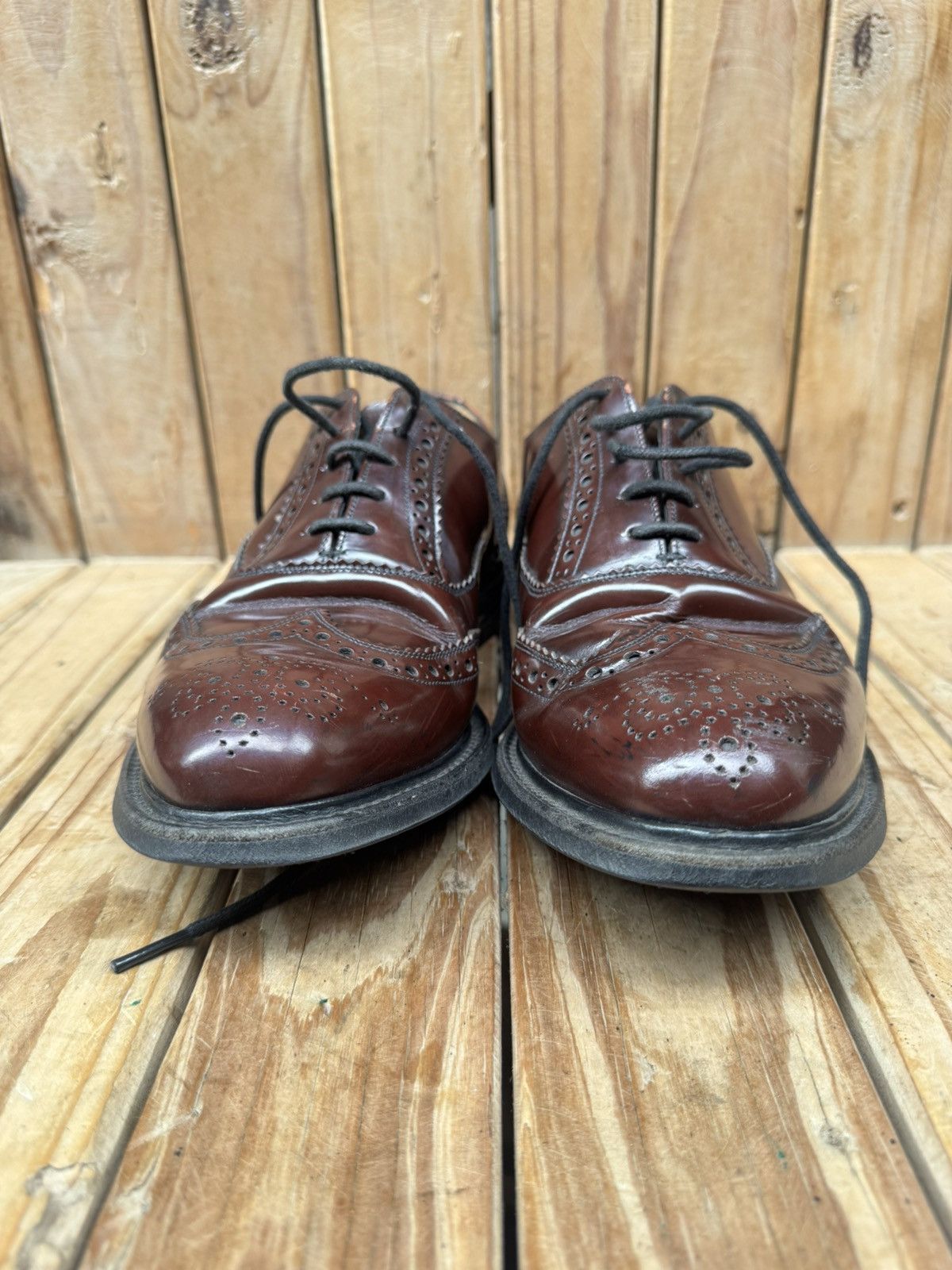 Church's Church’s ‘WAREHAM’ brown wingtip brogue Mens shoes US 8 F Size US 8 / EU 41 - 22 Thumbnail