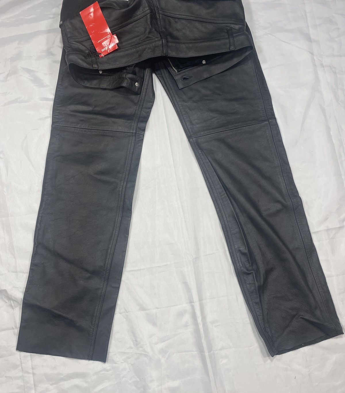 Genuine Leather × Levi's × Vintage Rare VTG Levis Lot 53 Leather Pants Limited Roswell Edition Size US 36 / EU 52 - 4 Thumbnail