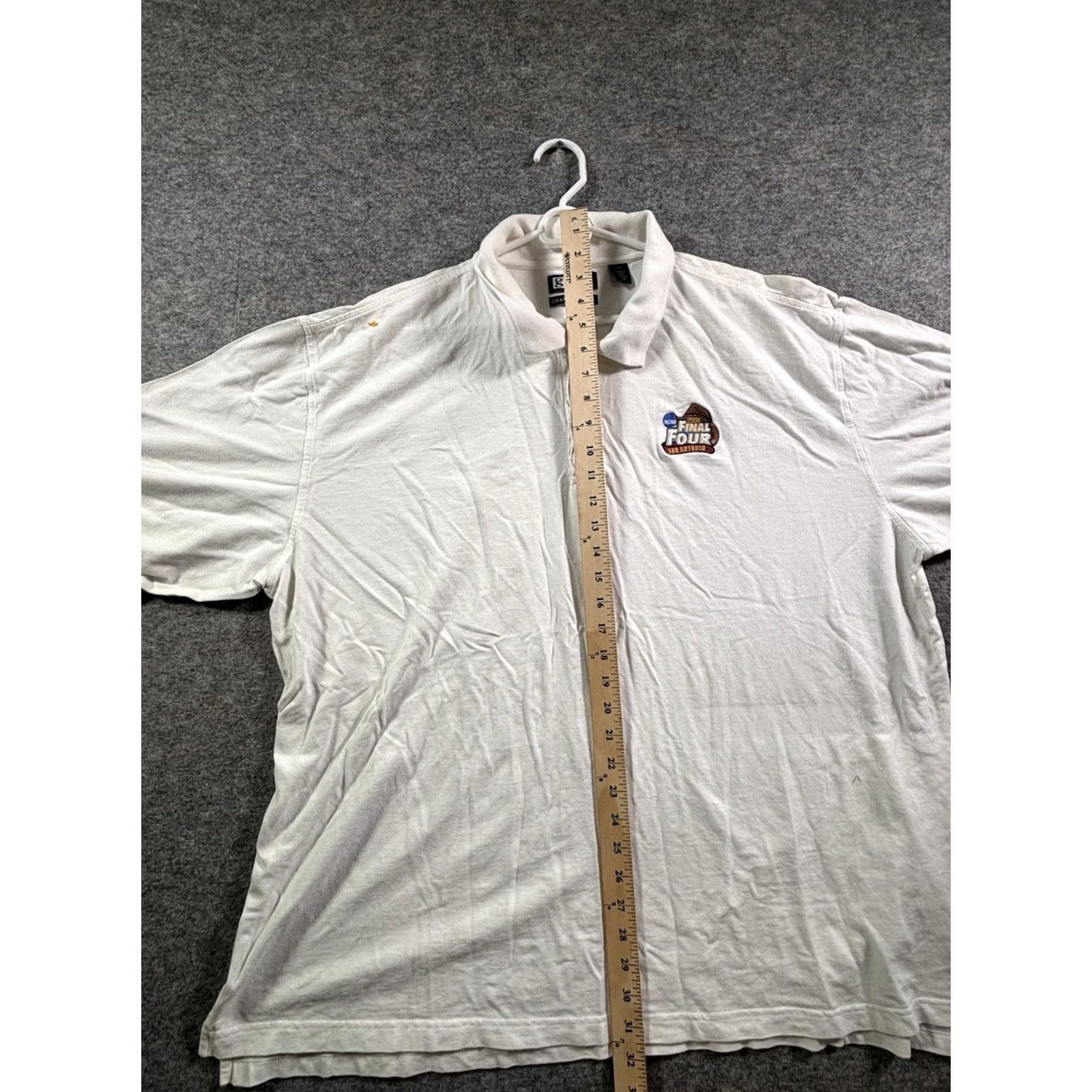 NCAA VINTAGE Nike Dri-Fit Polo Shirt Men White 2XL NCAA 2008 Final Four San Antonio Size US XXL / EU 58 / 5 - 6 Thumbnail