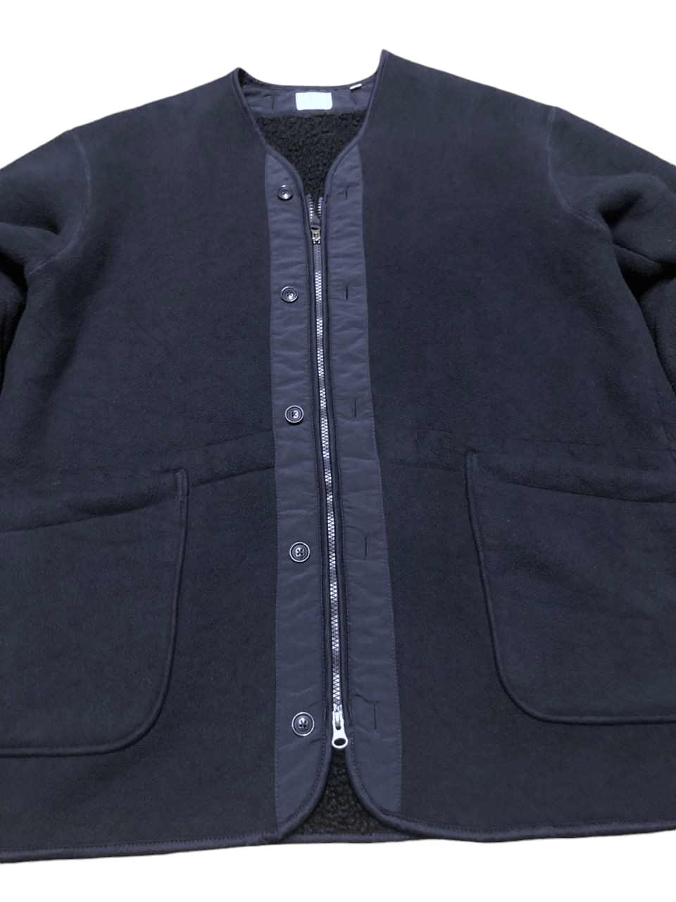 Engineered Garments × Uniqlo Engineered Garments x Uniqlo Sherpa Fleece NoCollars Jacket Size US XL / EU 56 / 4 - 8 Thumbnail
