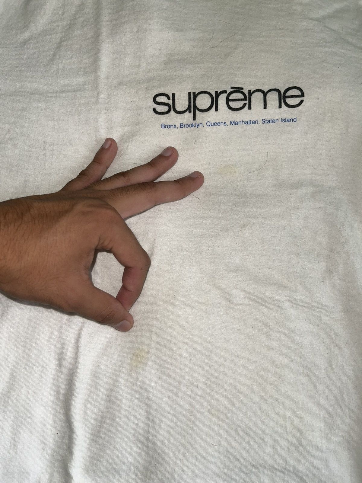 Supreme Supreme New York T shirt Size US M / EU 48-50 / 2 - 4 Thumbnail