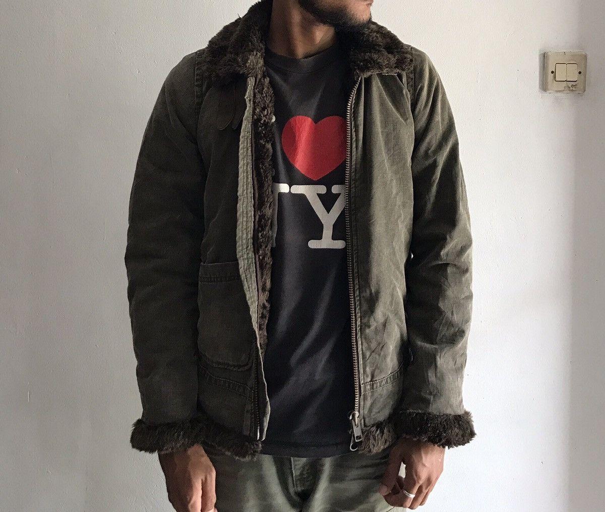 Johnbull John Bull Fur military Jacket Size US S / EU 44-46 / 1 - 10 Thumbnail