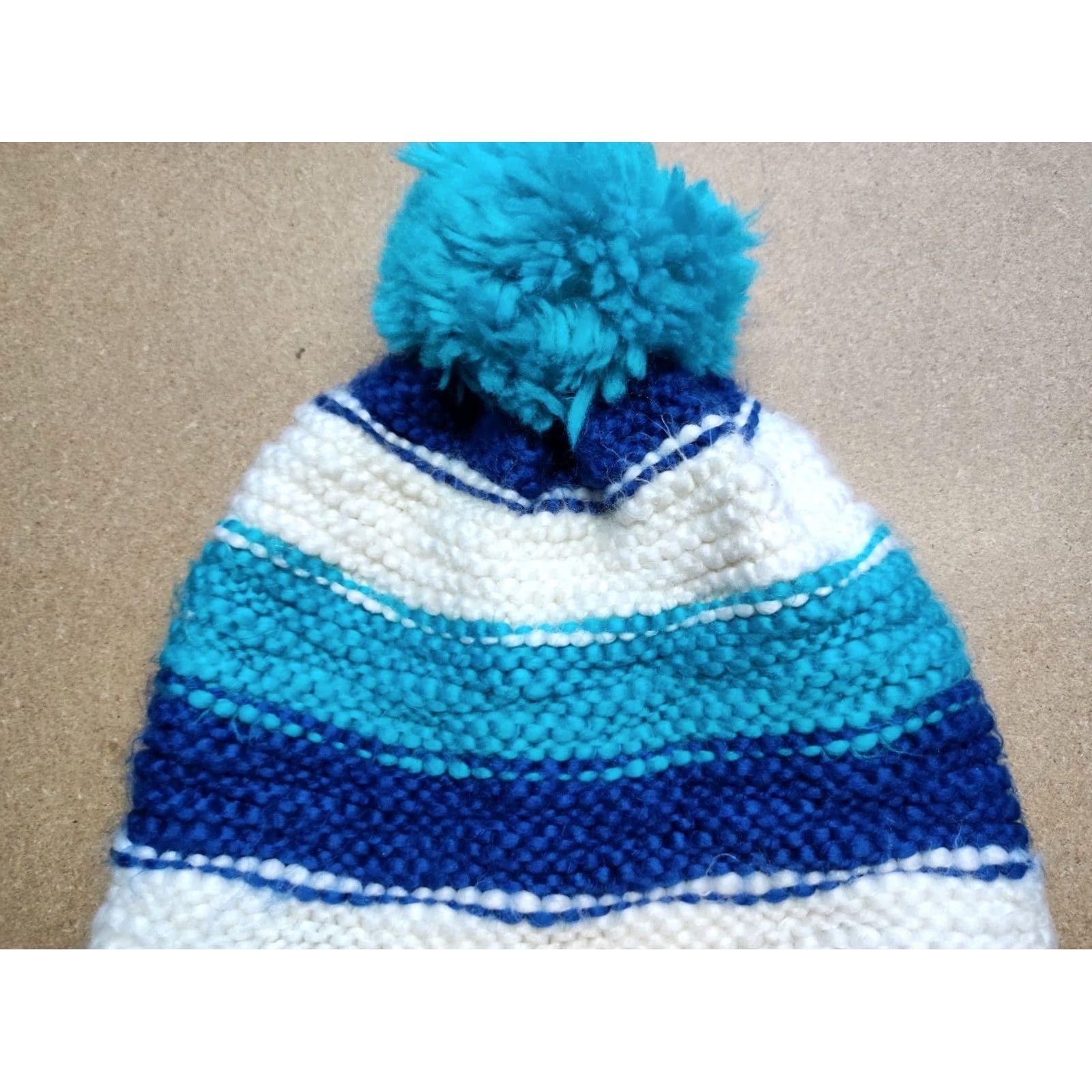 Rossignol Rossignol Beanie Hat One Size Pom Pom Lined Striped Knit Outdoor Winter Warm Ski Unisex Adults Mens Womens Size ONE SIZE - 5 Thumbnail