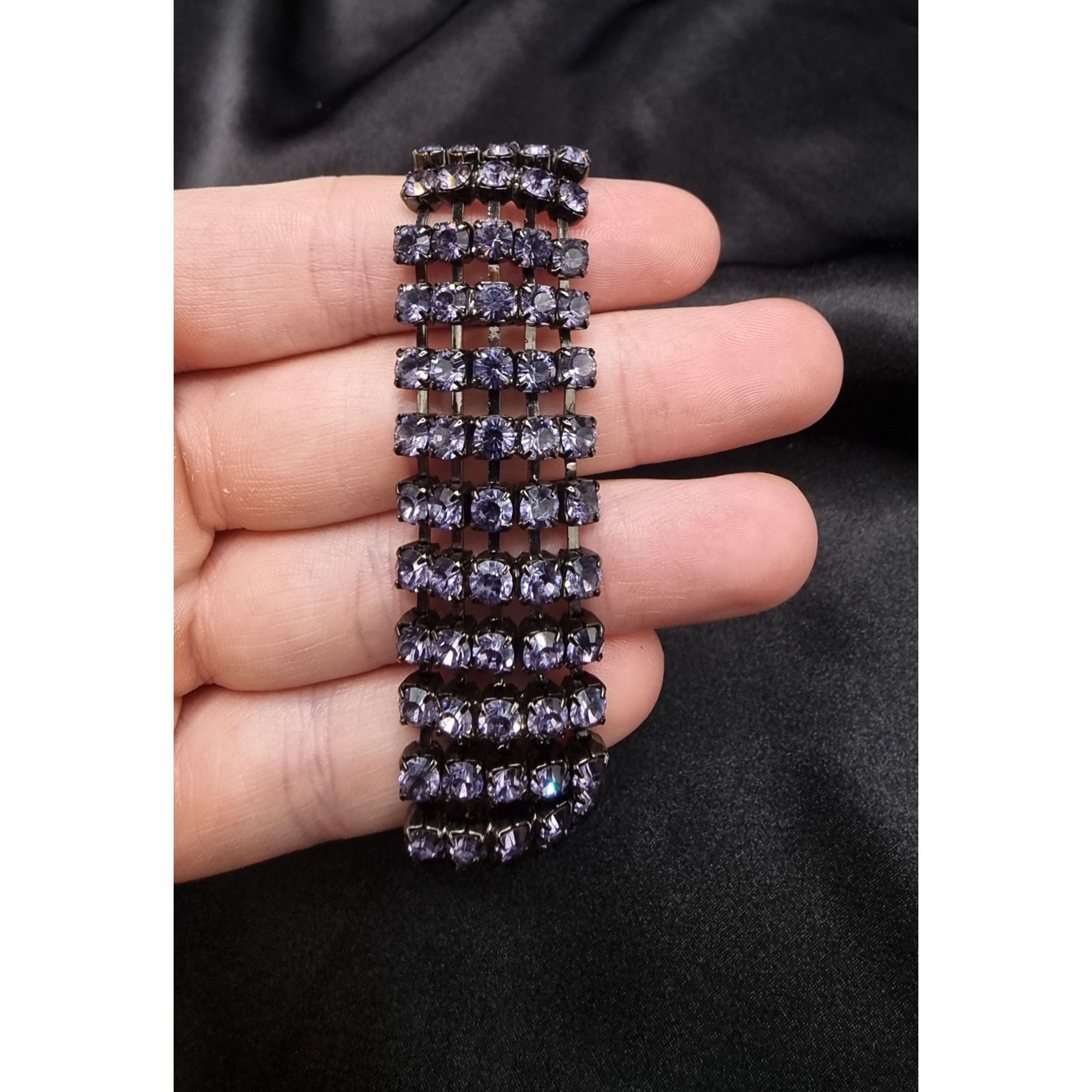 Kenneth Jay Lane Vintage KJL Kenneth Jay Lane Rhinestone Bracelet Late 90s Size ONE SIZE - 6 Thumbnail