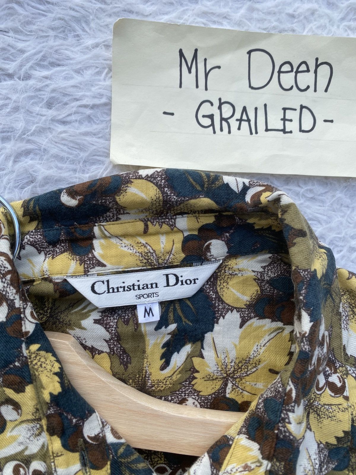 Christian Dior Monsieur Rare Vintage 90s Christian Dior Florals Buttoned Shirt Size US M / EU 48-50 / 2 - 10 Thumbnail