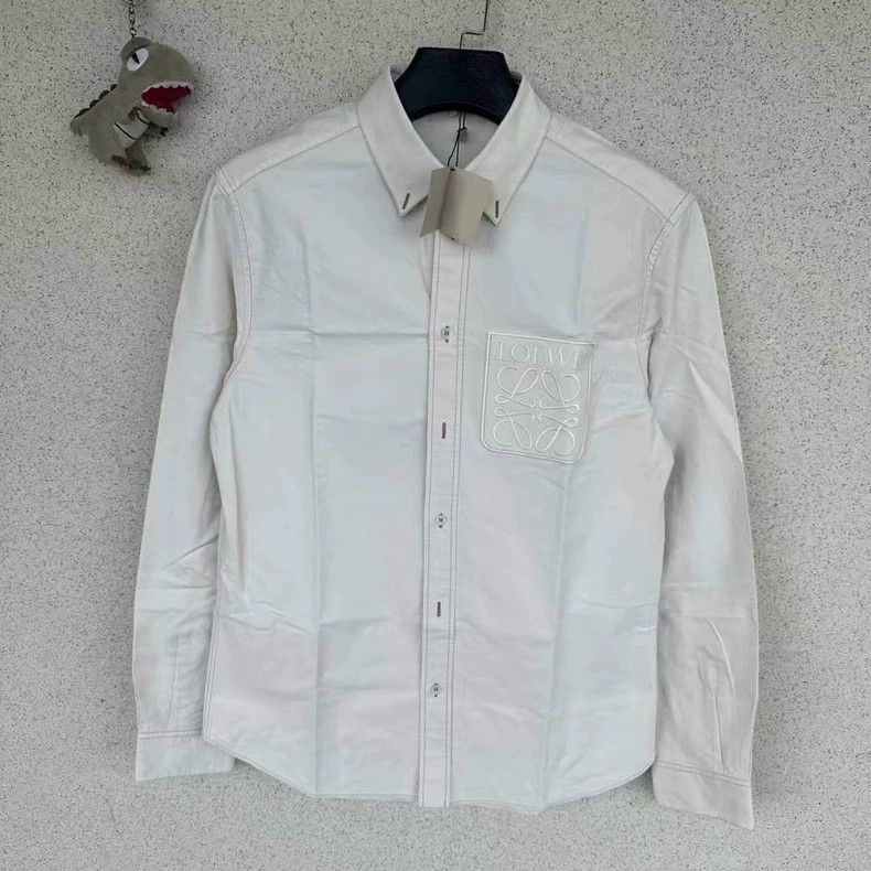 Loewe LOEWE Pocket embroidered logo denim shirt Size XS / US 0-2 / IT 36-38 - 1 Thumbnail