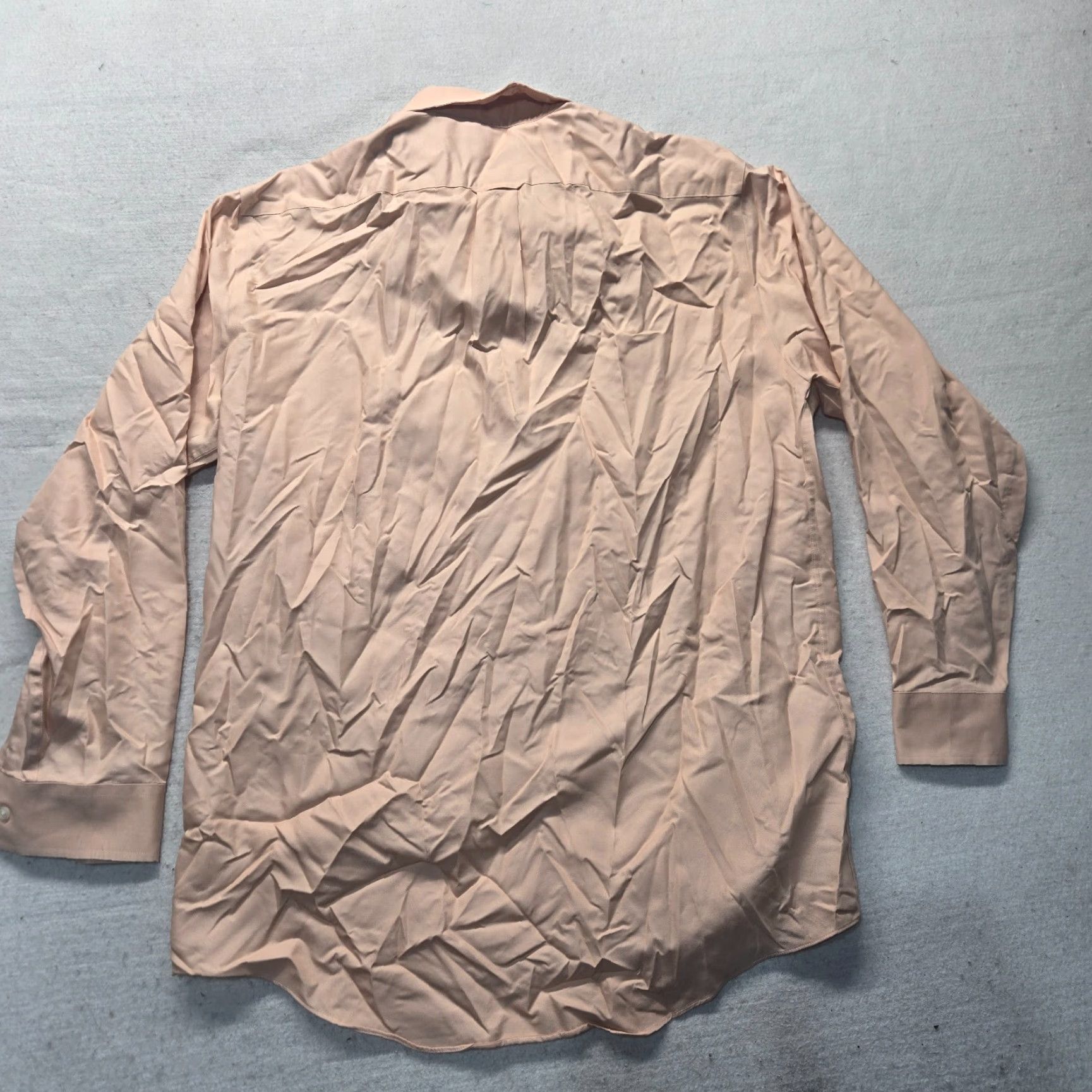 Stafford Stafford Shirt Button-Up Long Sleeve Adult Men's Size 16.5 Pink 34-35 Cotton Polyester Vintage No Size US L / EU 52-54 / 3 - 7 Thumbnail