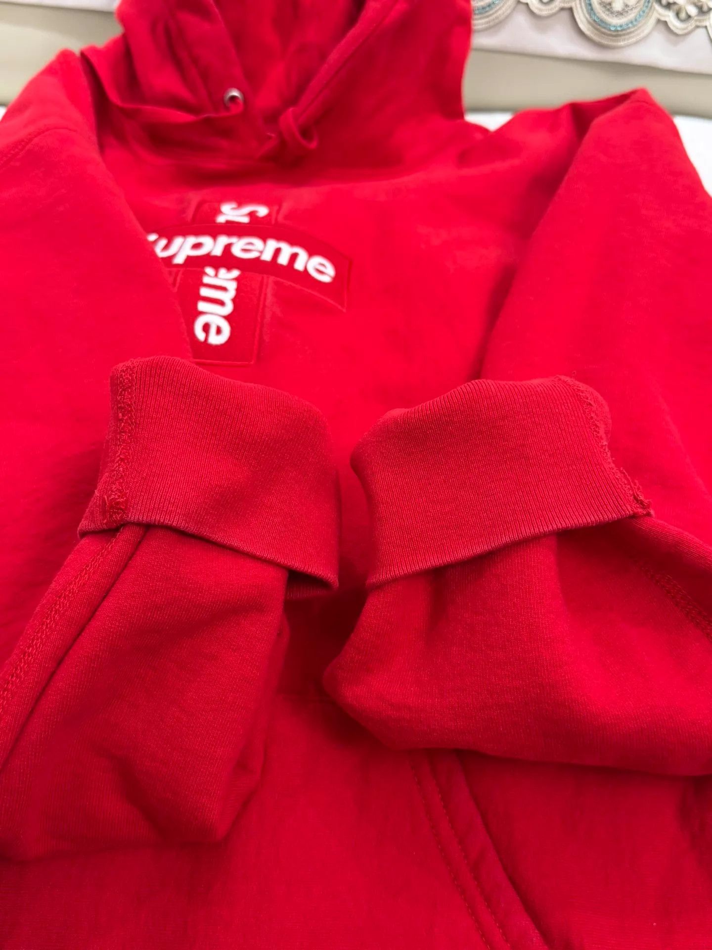 Supreme Supreme 15 Box Logo Red Hoodie L Size US L / EU 52-54 / 3 - 5 Thumbnail