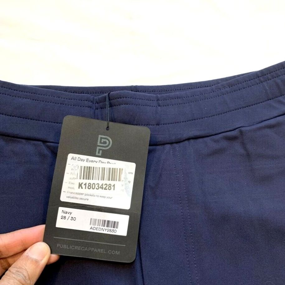 Vintage Public Rec All Day Every Day Pant Pants Nylon Stretch Elastic Waist Jogger 28/30 Blue Mens Regular NWT Size US 28 / EU 44 - 3 Thumbnail
