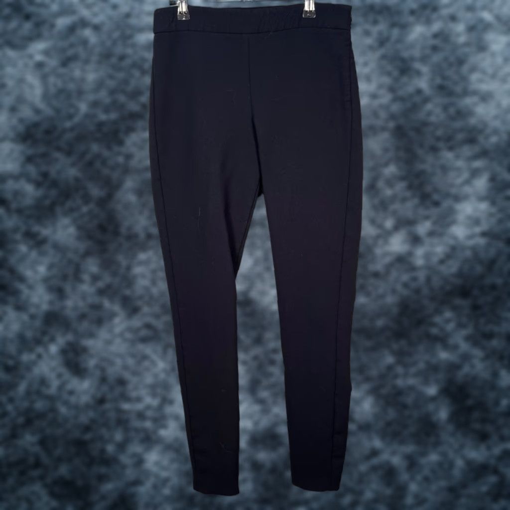 Theory Theory Womens Slim-Fit Black Wool Blend Skinny Pants Made In USA Size 4 Dress Pants Size 27" / US 4 / IT 40 - 1 Thumbnail