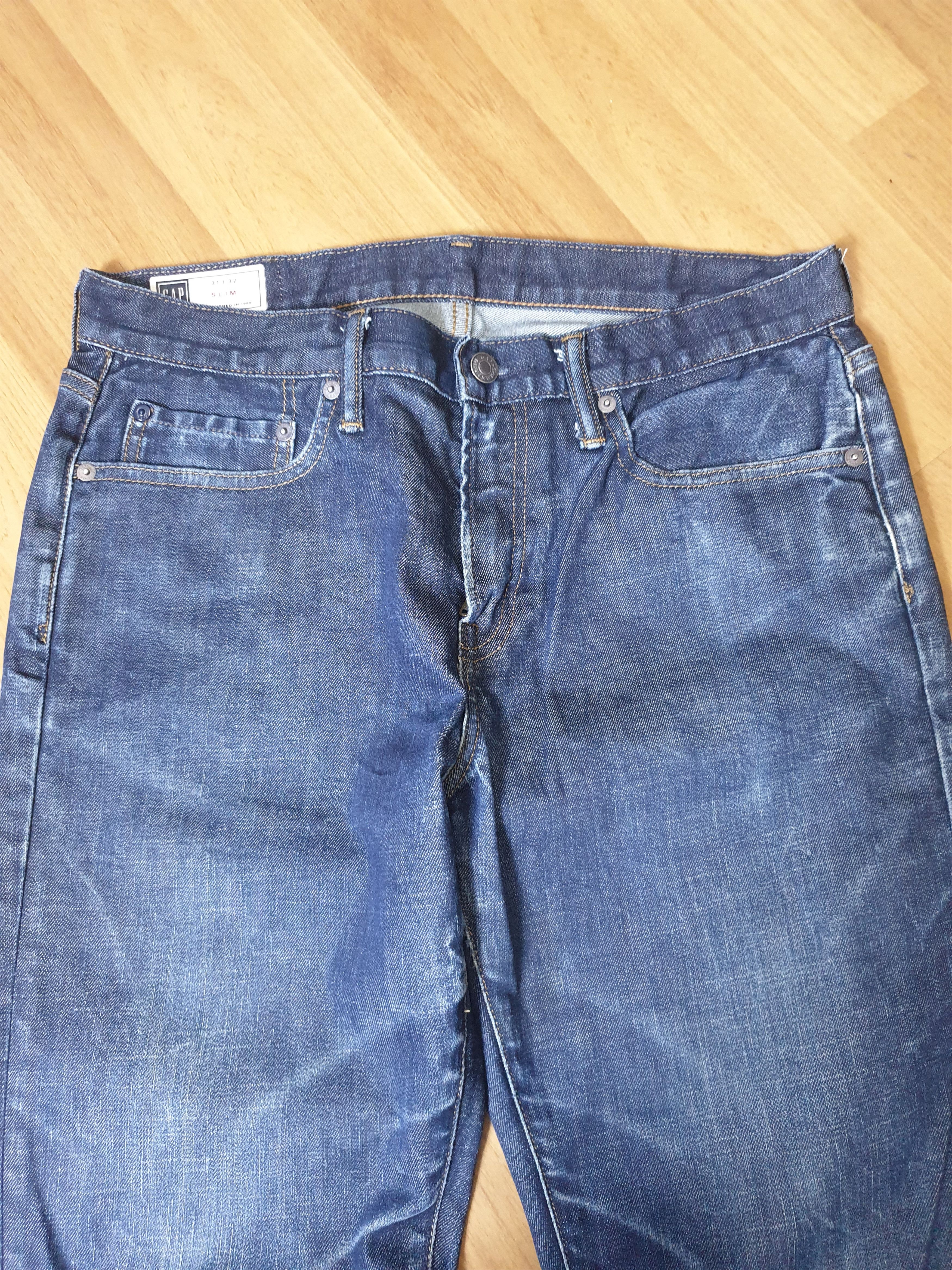 Gap GAP Slim Fit blue denim jeans Size US 31 - 4 Thumbnail