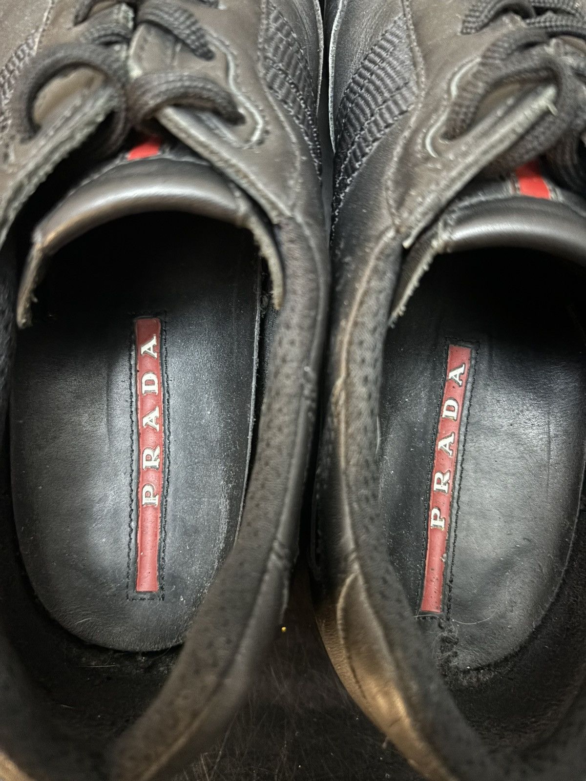 Prada Prada America’s Cup Retro Leather Eagle Black Size US 8.5 / EU 41-42 - 7 Thumbnail