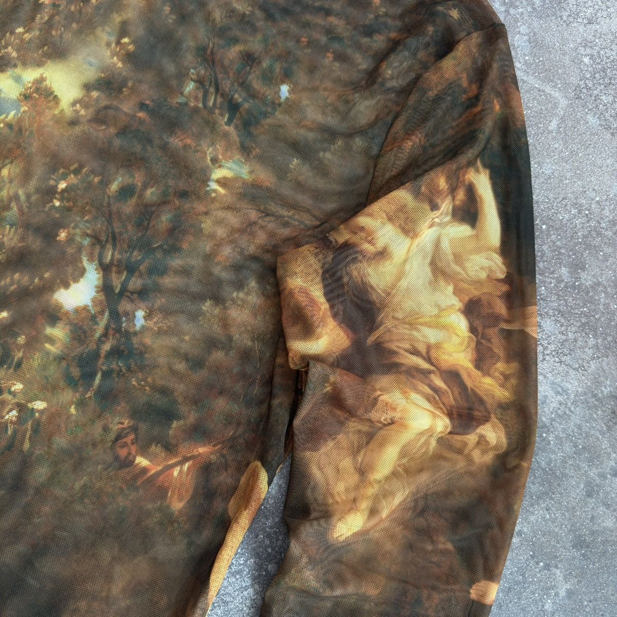 Hysteric Glamour × Japanese Brand Vintage Mesh Long Sleeve Top (Vive Maria JPG Gaultier Style) Size M / US 6-8 / IT 42-44 - 5 Thumbnail