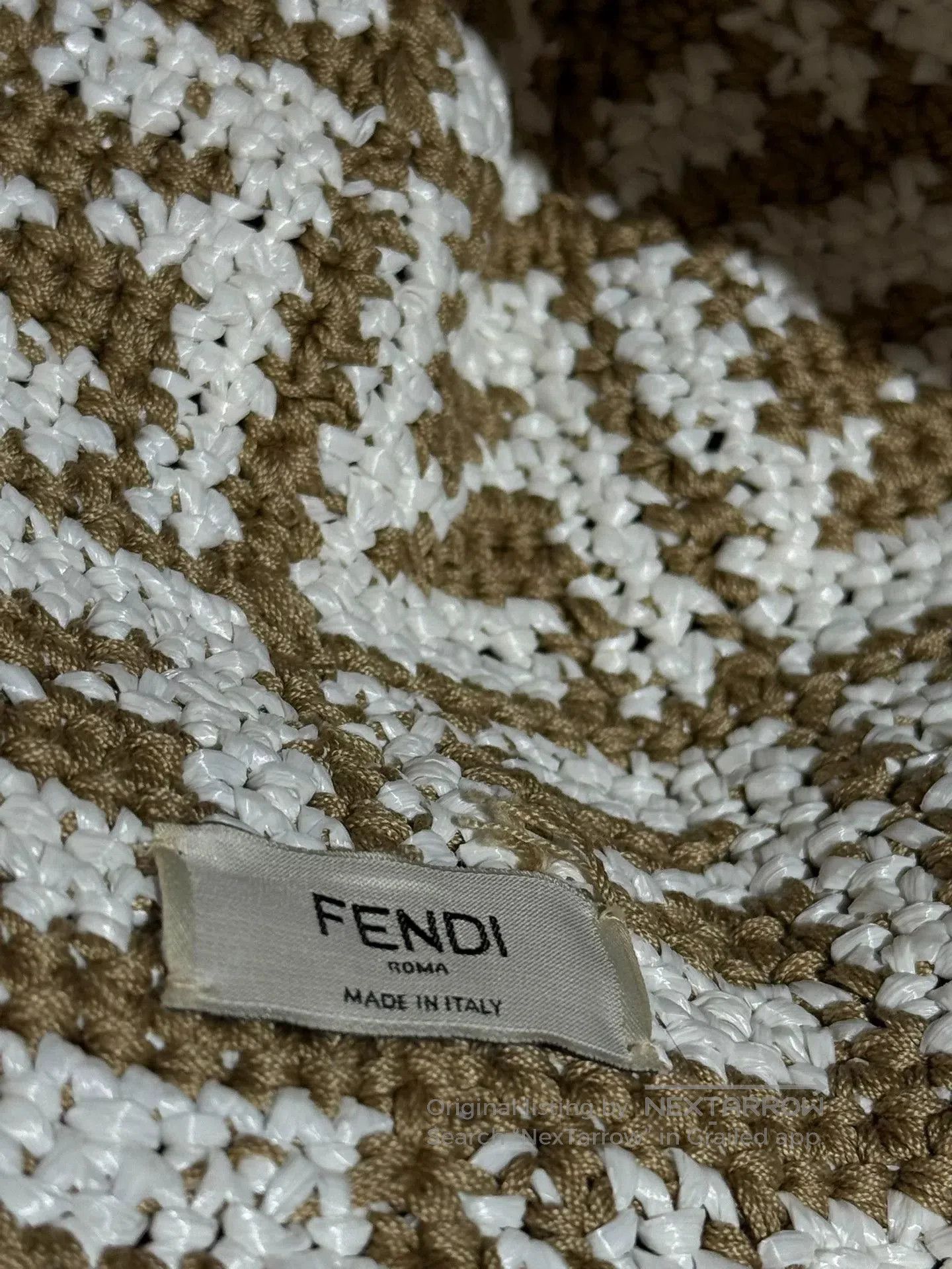 Fendi Fendi Straw Bucket Hat. Size ONE SIZE - 3 Thumbnail