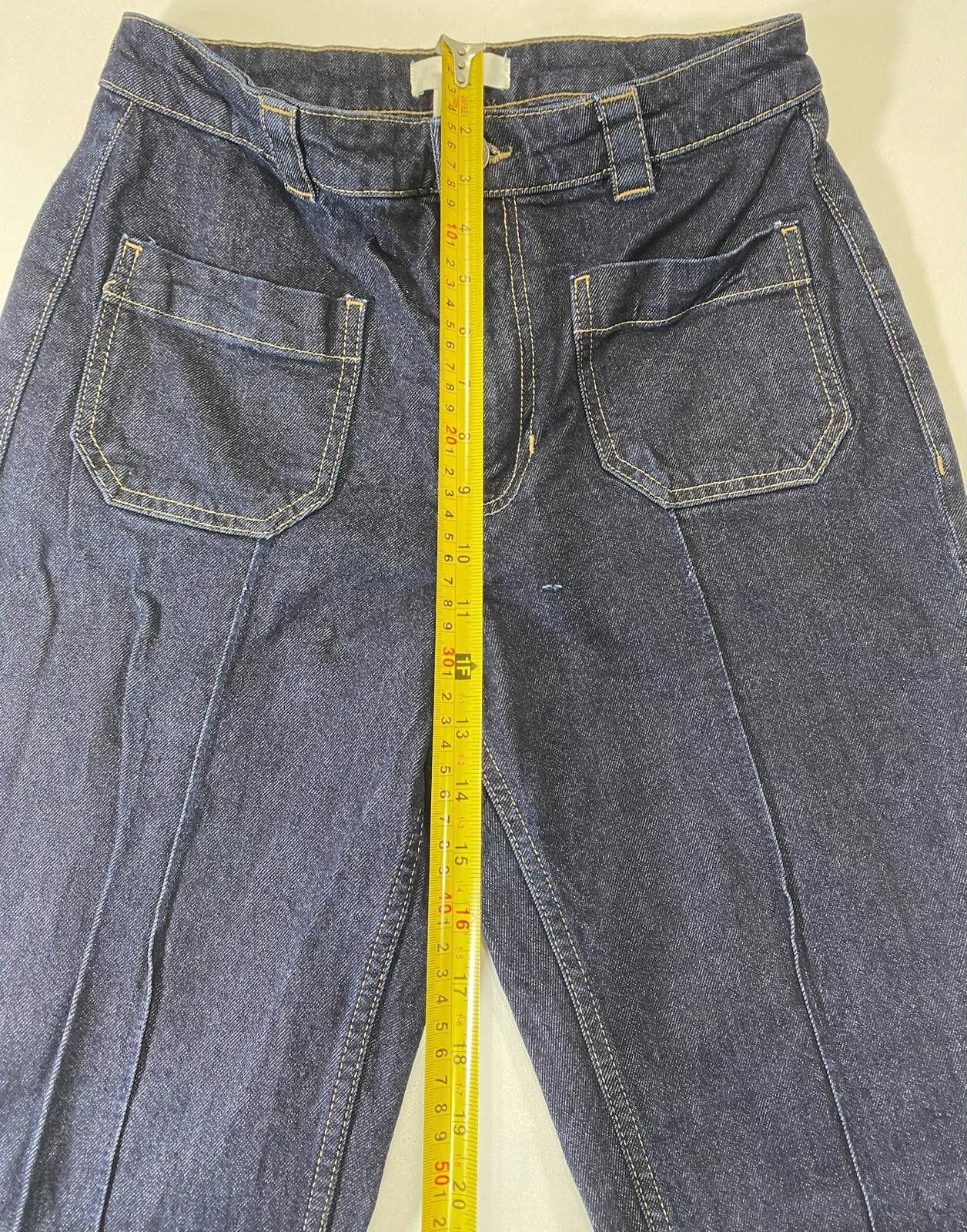 Unknown London H&M Dark Blue Denim Jeans with Front Pockets 8 Size US 30 / EU 46 - 2 Thumbnail