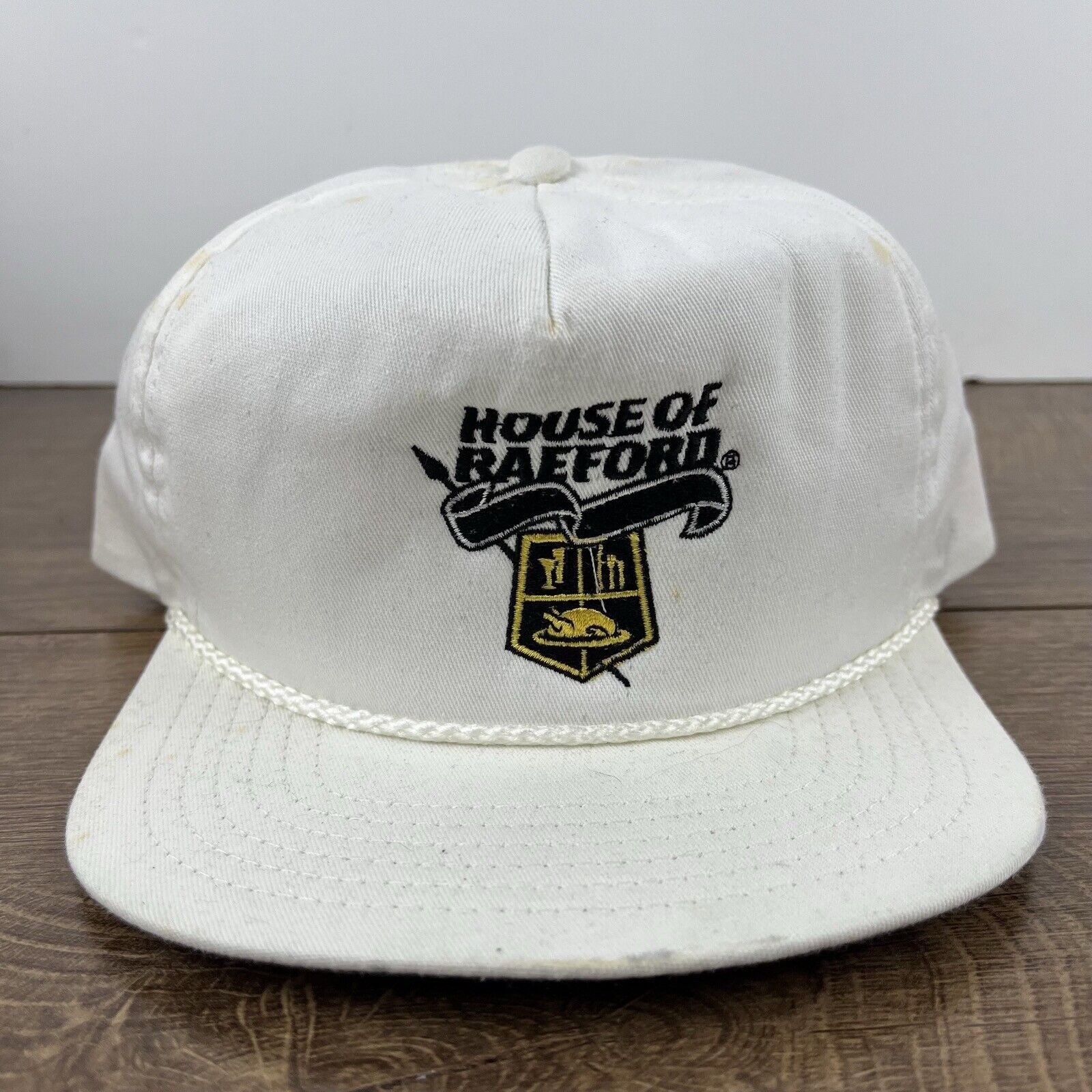Other House of Raeford Hat Snapback Hat White Hat Adjustable White Size ONE SIZE - 6 Thumbnail