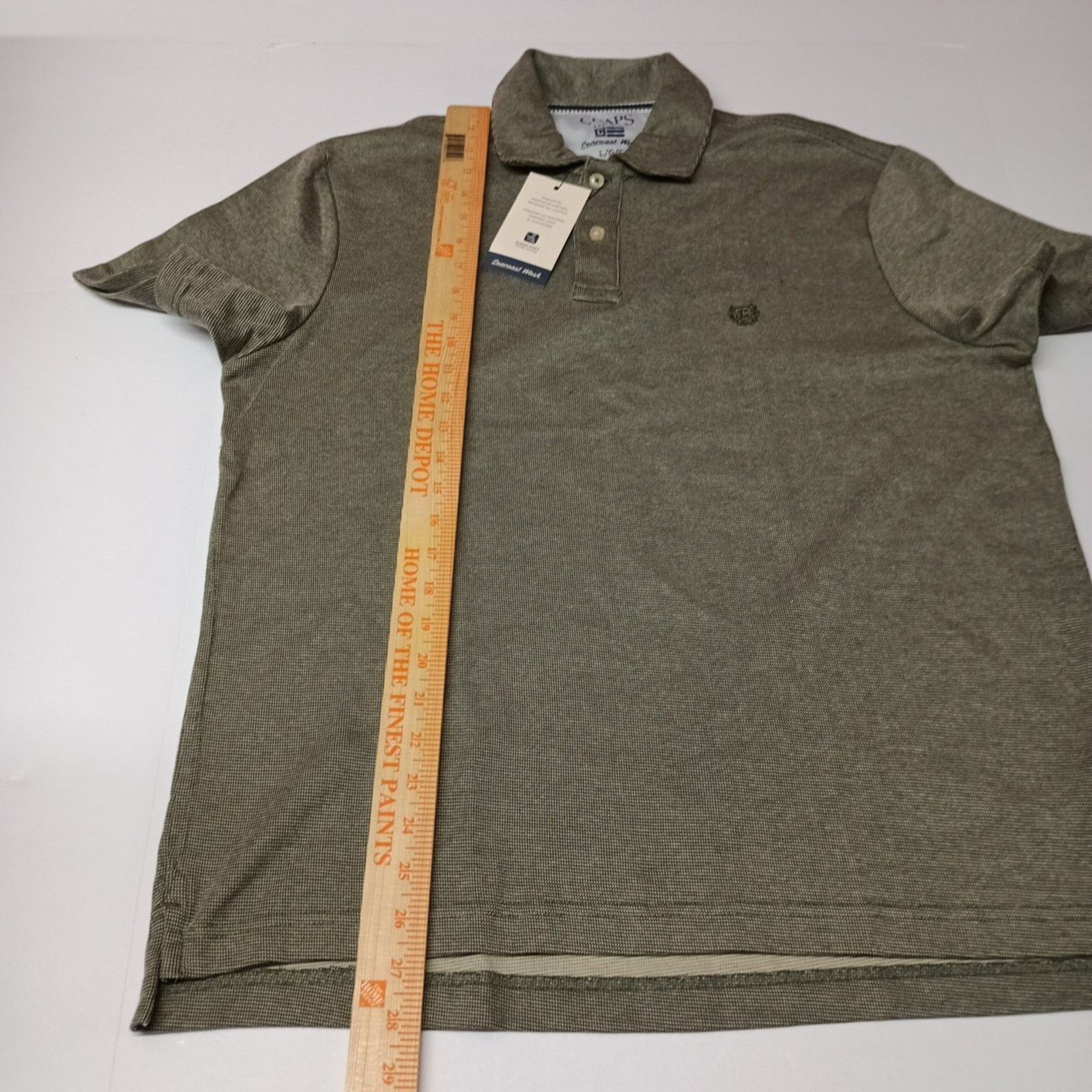 Chaps Chaps Rockland Textured Polo Shirt Men's L Lichen Green Size US L / EU 52-54 / 3 - 5 Thumbnail