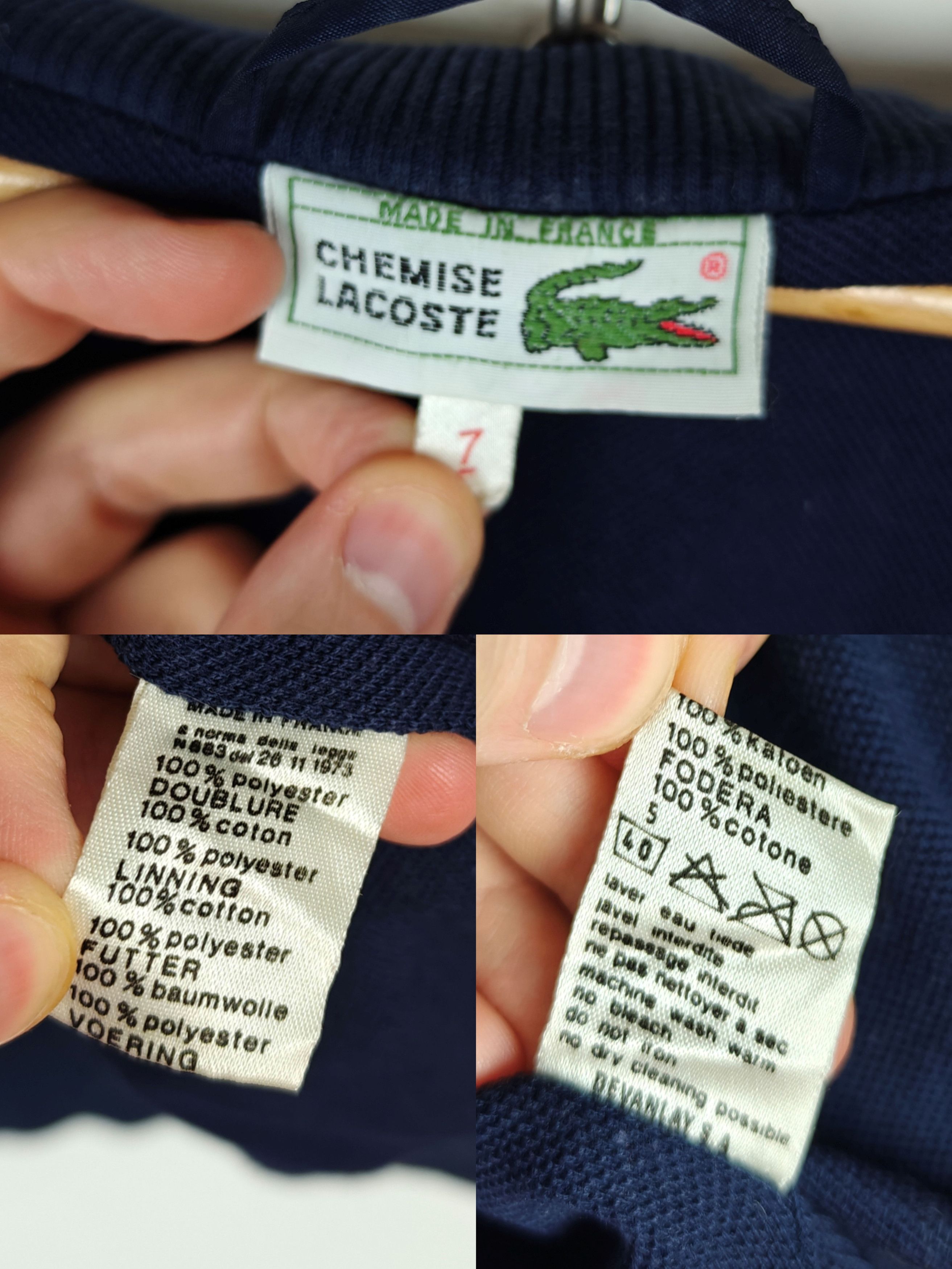 Lacoste Lacoste VTG Bomber Jacket France Blue size 7 (XL) Size US XL / EU 56 / 4 - 10 Thumbnail