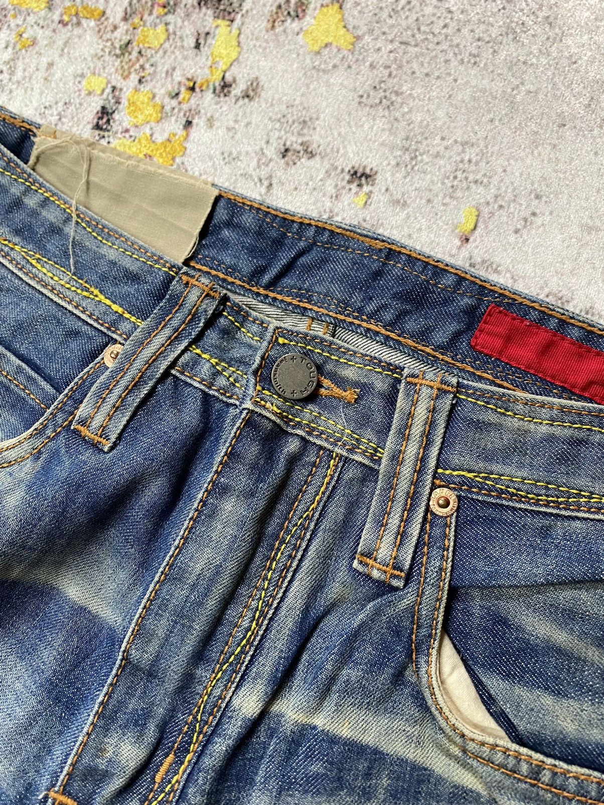 Japanese Brand 🔥 Acept Offer 🔥 Tough pacthwork pants Size US 29 - 6 Thumbnail
