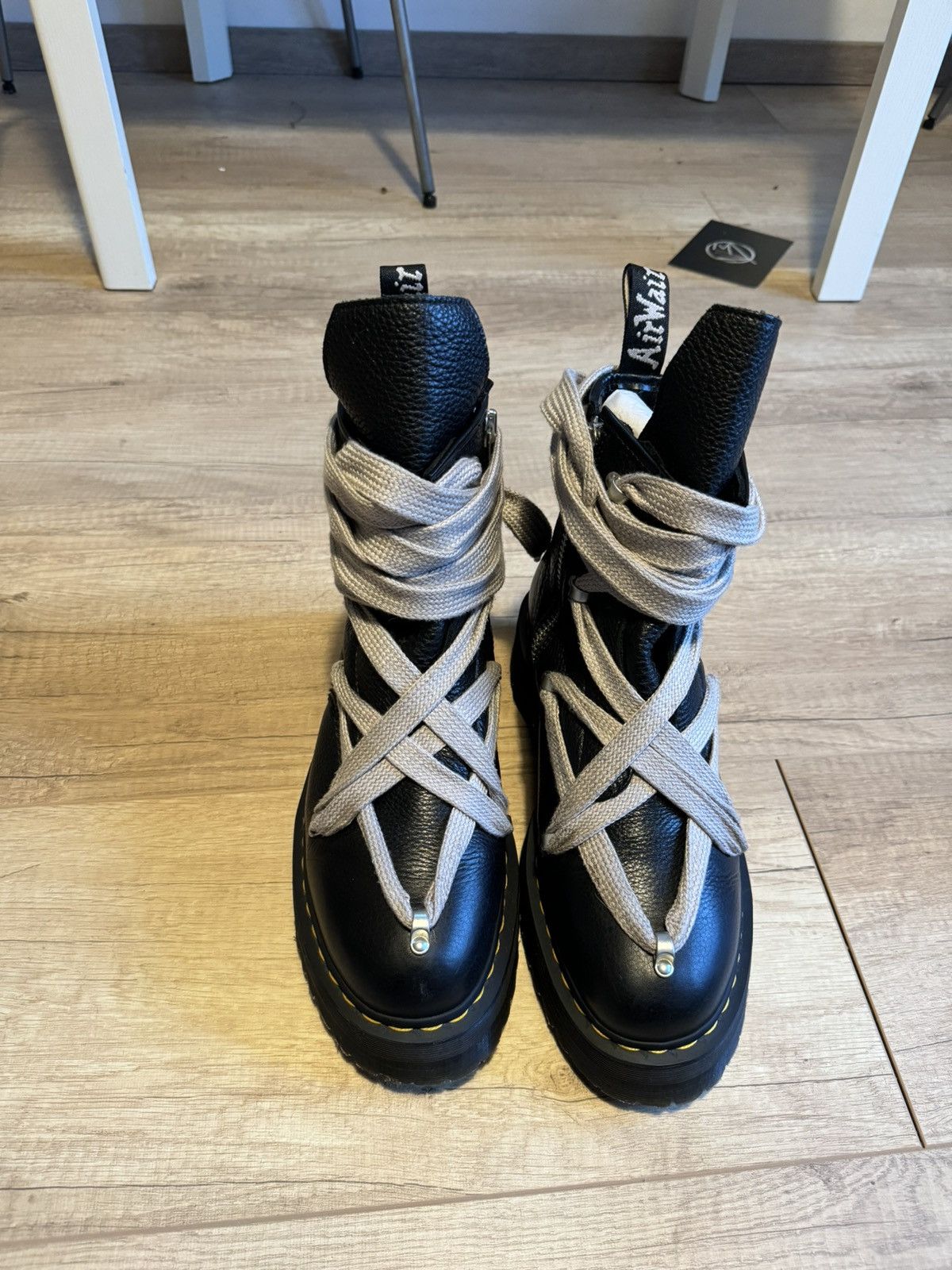 Rick Owens Rick Owen’s x Doc Martens 1460 Jumbo Lace Boots | Grailed