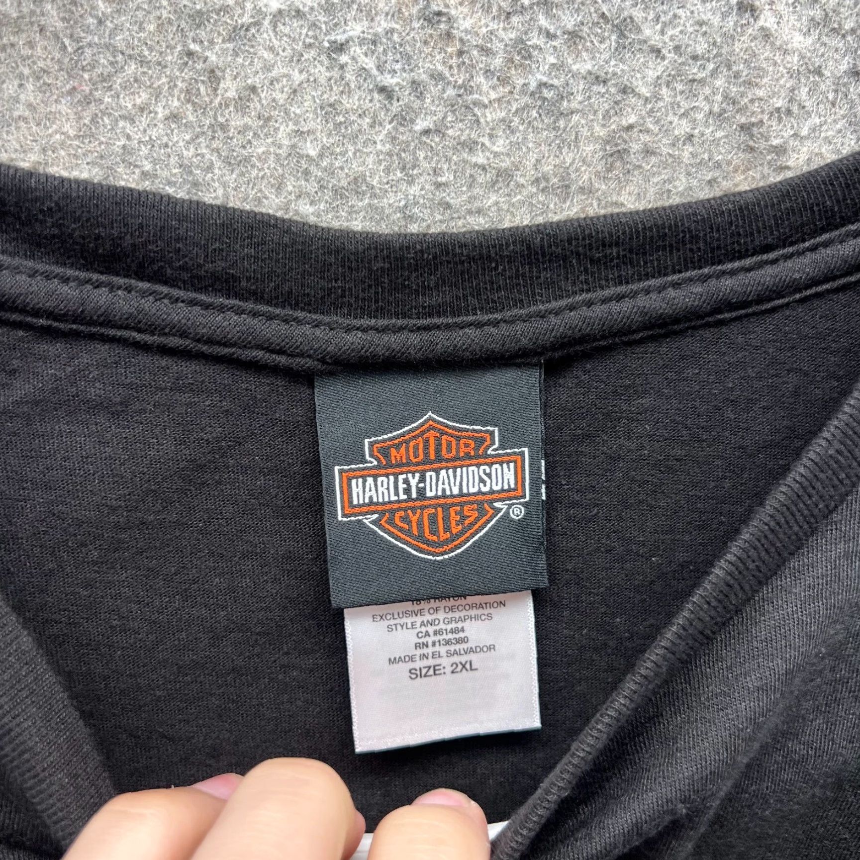Harley Davidson Harley-Davidson Shirt Men 2XL Black T-Shirt Motorcycle Logo 2019 New Size US XXL / EU 58 / 5 - 3 Thumbnail
