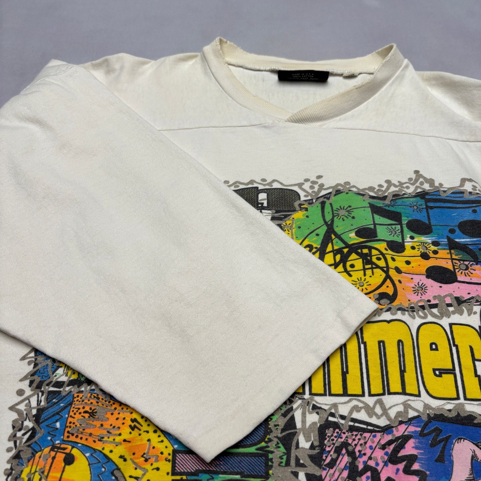 Vintage Vintage 90s Summerfest 3/4 Sleeve Tee Shirt Men's Medium M Size US M / EU 48-50 / 2 - 12 Thumbnail