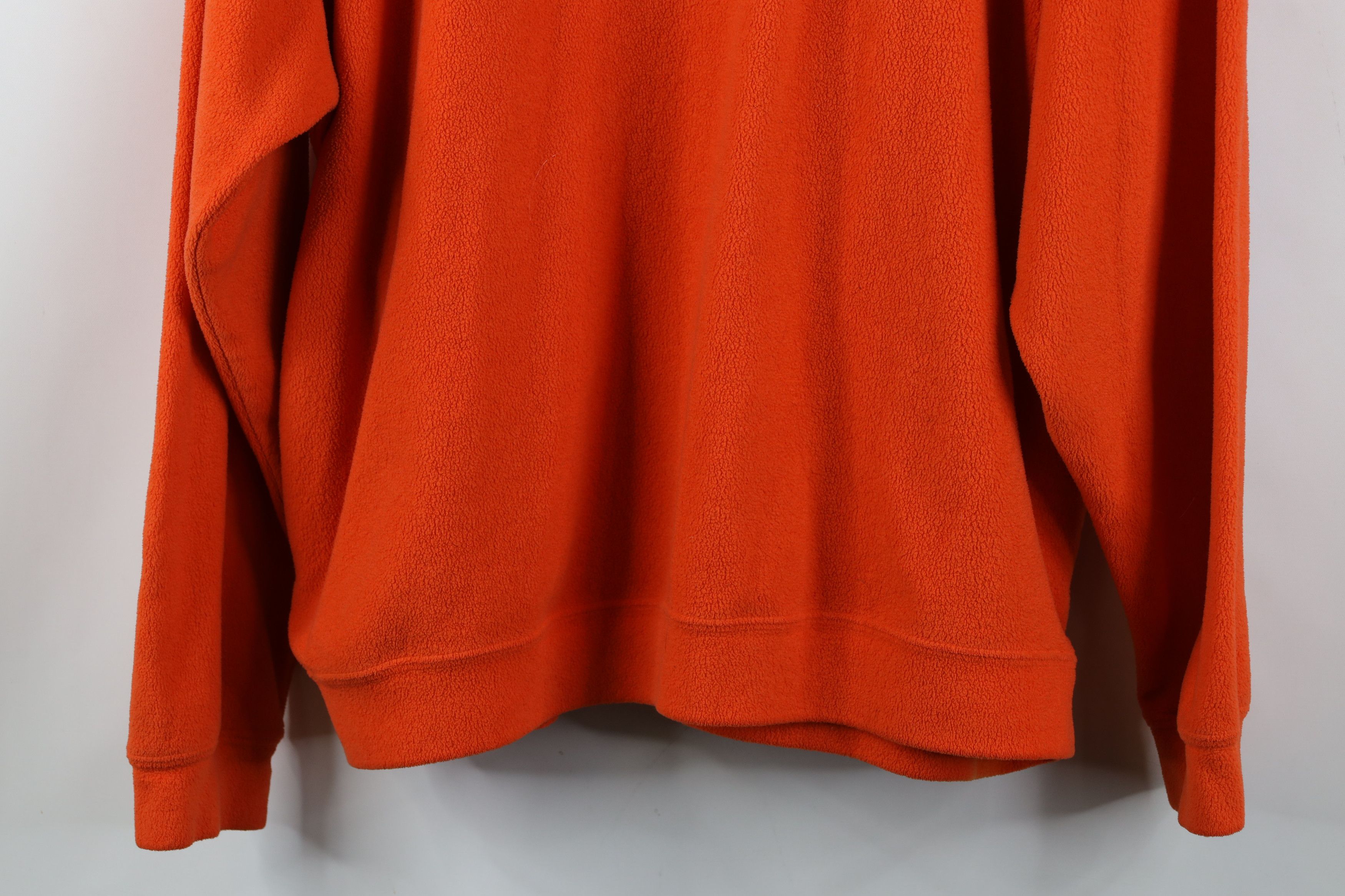 Gap Vintage 90s Gap Baggy Fit Fleece Hoodie Sweatshirt Orange Size US XL / EU 56 / 4 - 12 Thumbnail