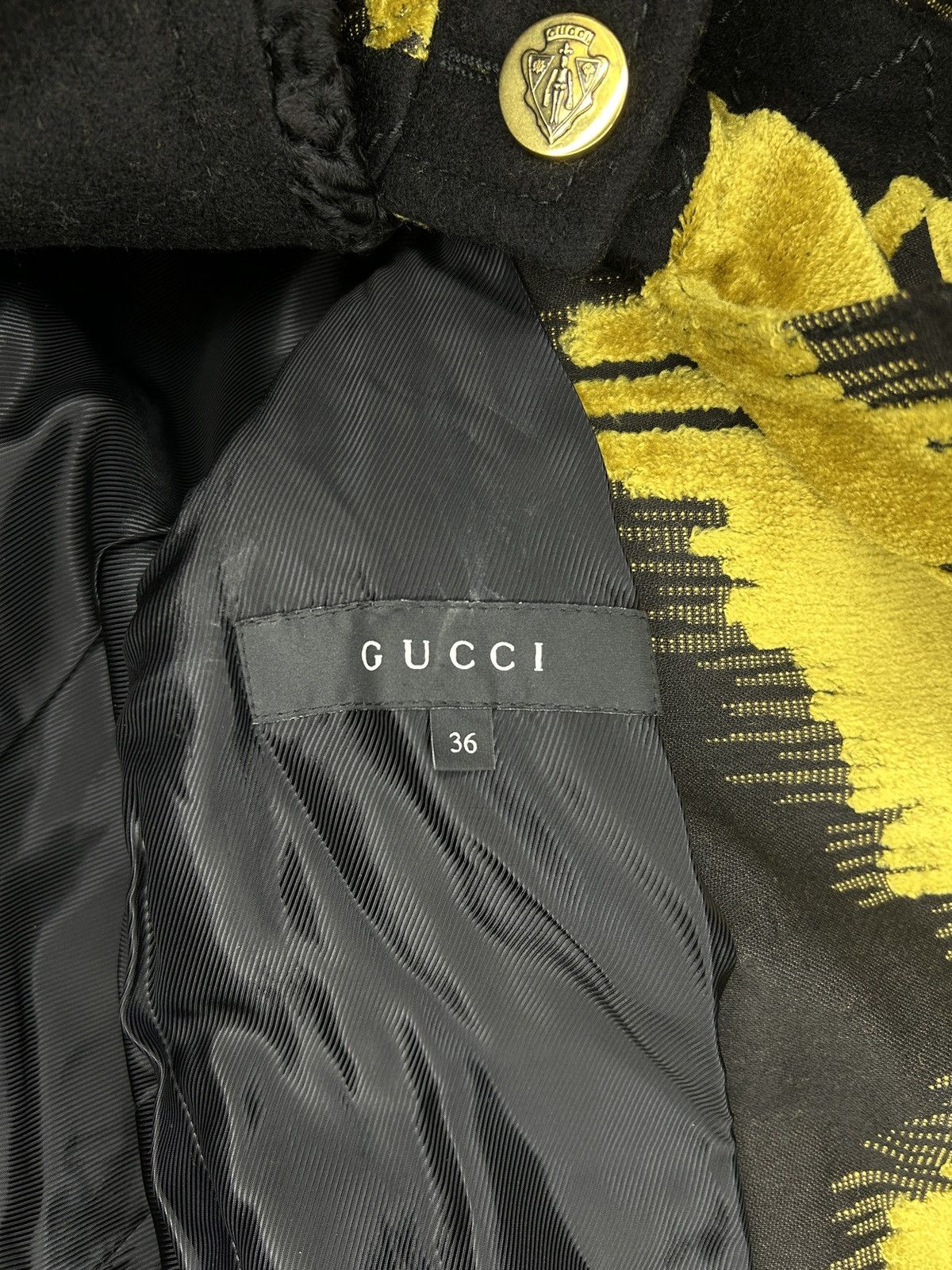 Gucci F/W 08 Runway Fur Trim Jacket Size XS / US 0-2 / IT 36-38 - 11 Thumbnail