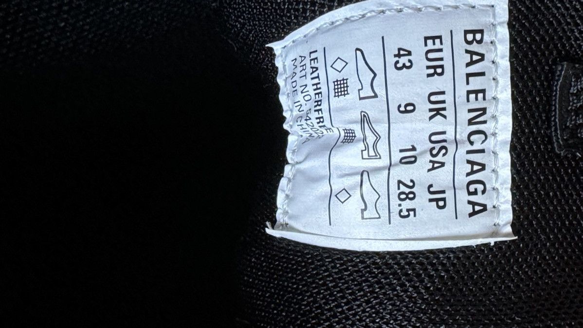 Balenciaga Balenciaga Black Track 1.0 Size US 10 / EU 43 - 2 Thumbnail