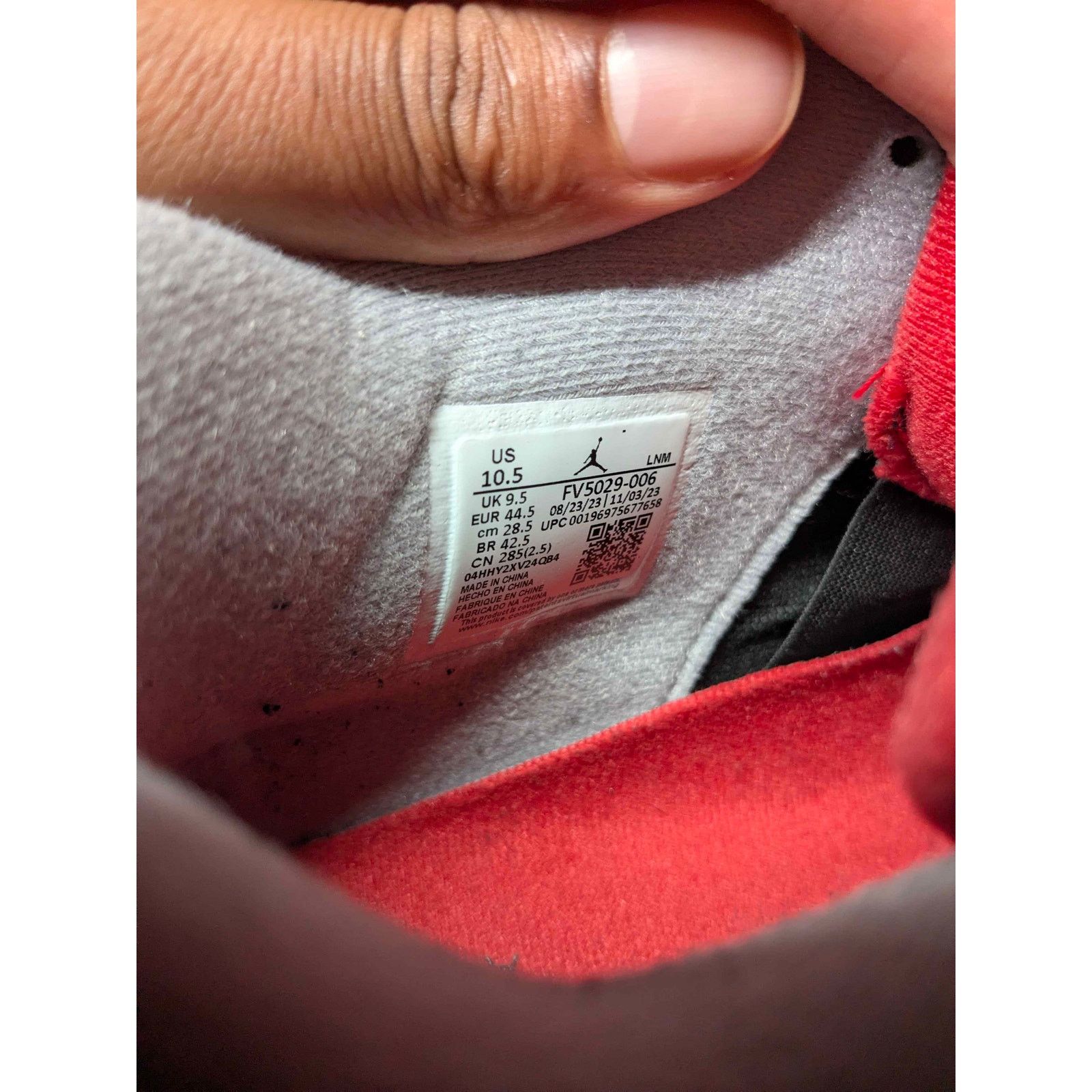 Jordan Brand Air Jordan 4 Retro Bred Reimagined Size 10.5 w/ OG Box 2024 Size US 10.5 / EU 43-44 - 5 Thumbnail