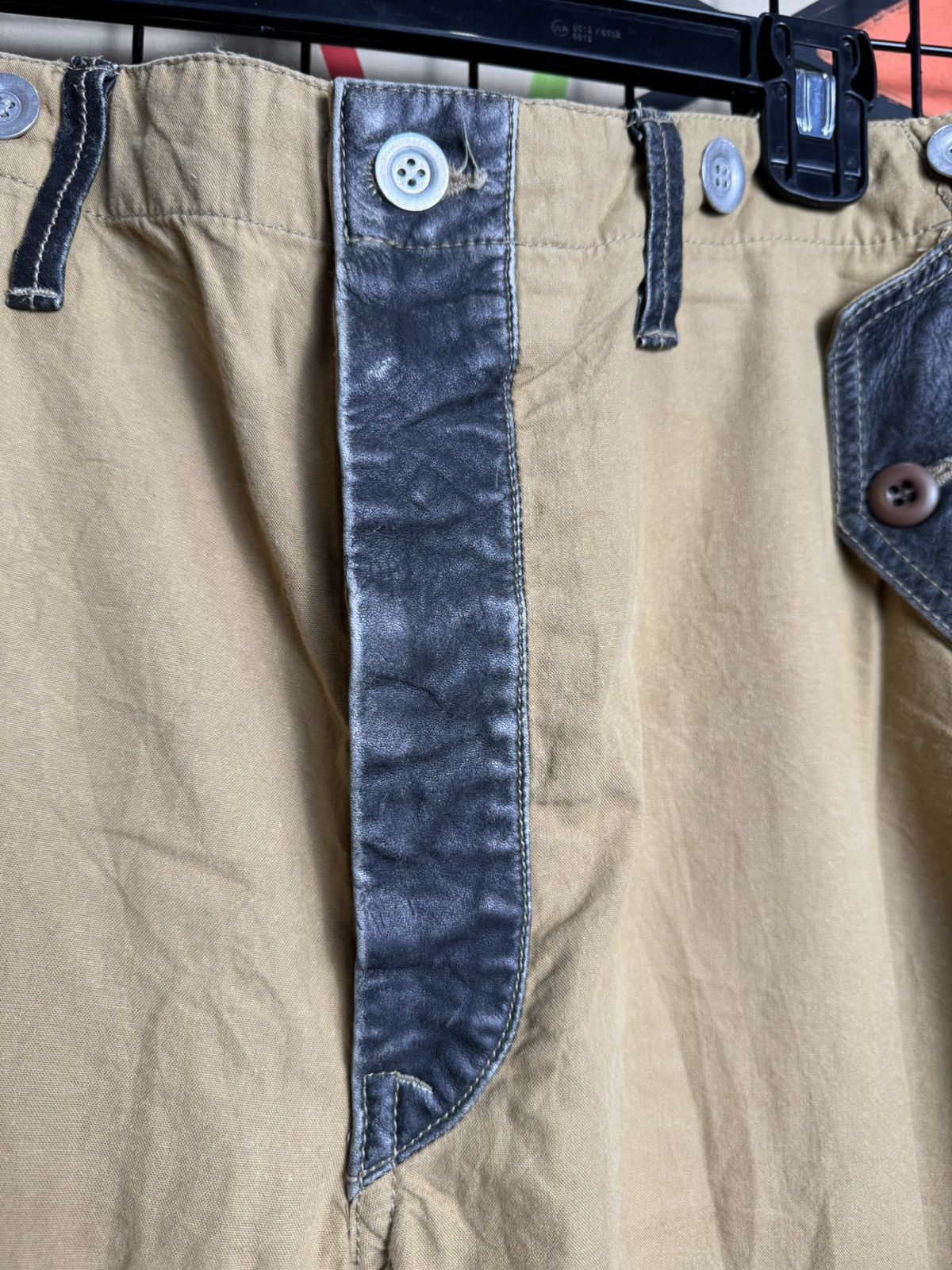 Le Grande Bleu (L.G.B.) LGB long pants buckle back leather Size US 34 / EU 50 - 6 Thumbnail