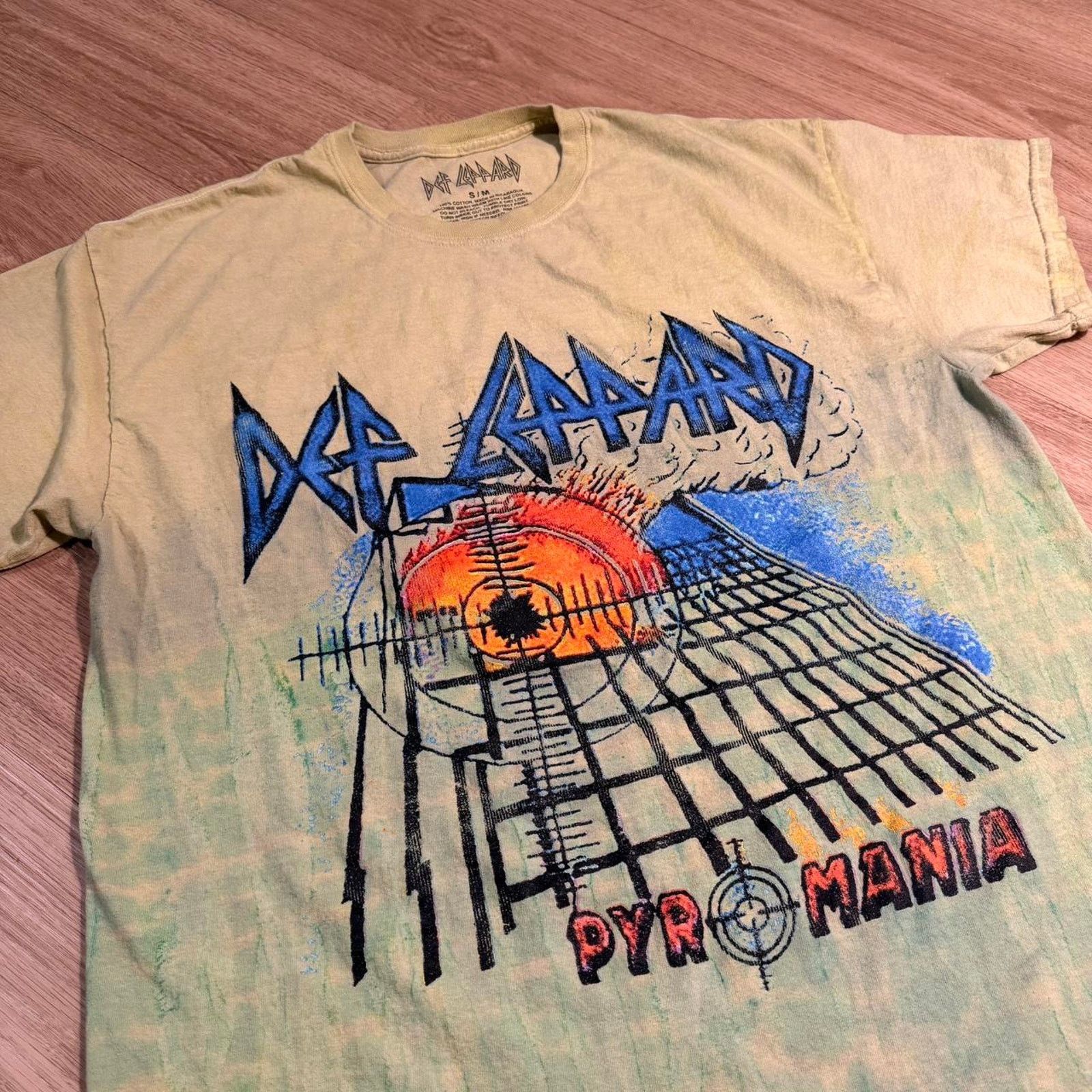 Other Def leppard pyromania tye dye Size US XL / EU 56 / 4 - 2 Thumbnail