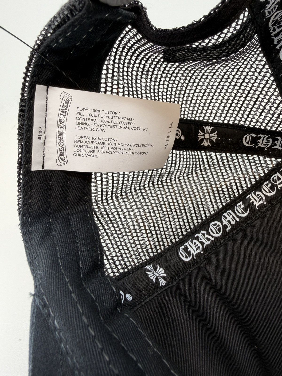 Chrome Hearts Chrome Hearts Cemetery Trucker Hat Camo/Black Size ONE SIZE - 5 Thumbnail