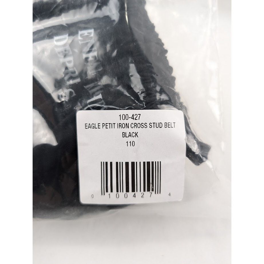 Enfants Riches Deprimes o1rshd1 Size:110 / Eagle Petit Iron Cross Stud Belt in Black Size 44 - 15 Thumbnail